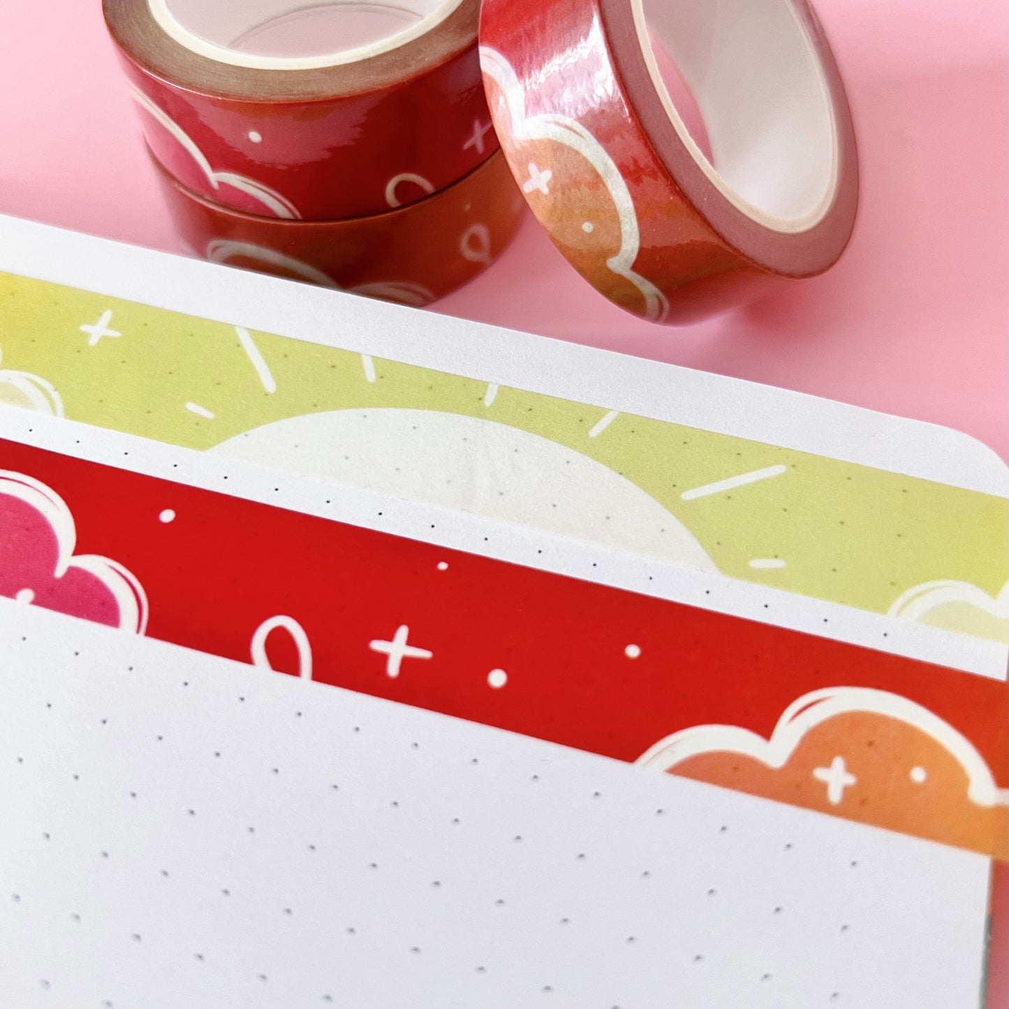 Red Sky Washi Tape