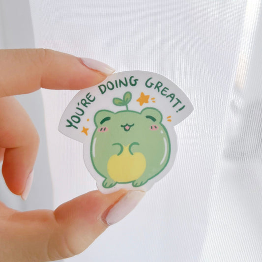 You're doing great froggy Sticker