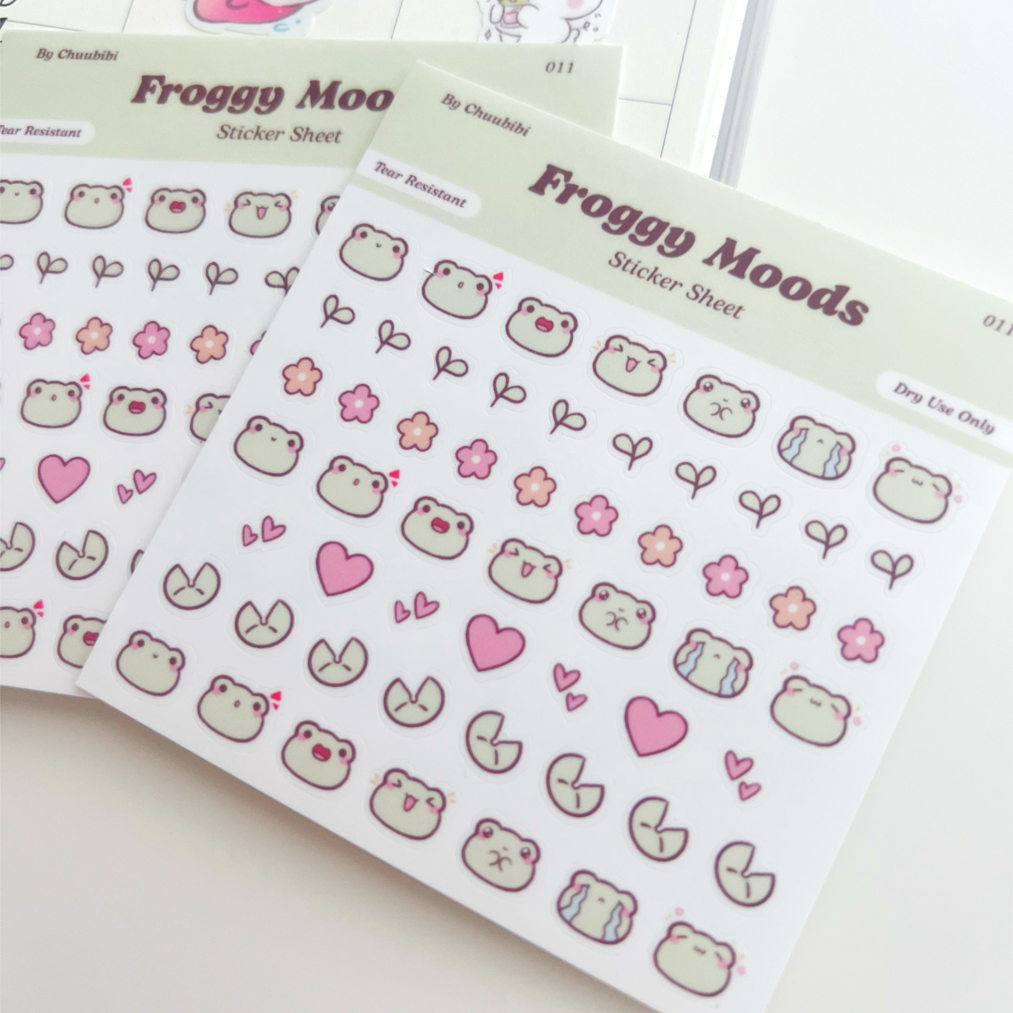 Froggy Mood Sticker Sheet