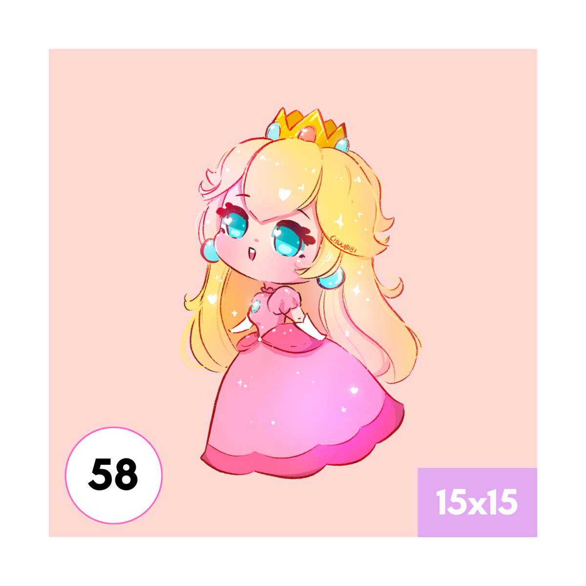 Peach Art Print