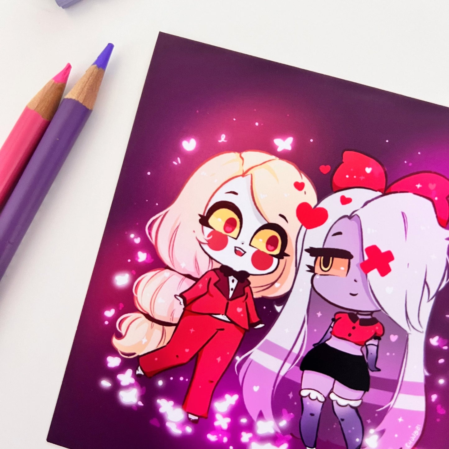 Demon Couple Art Print