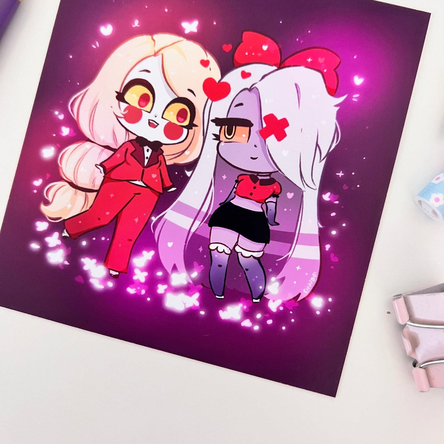 Demon Couple Art Print