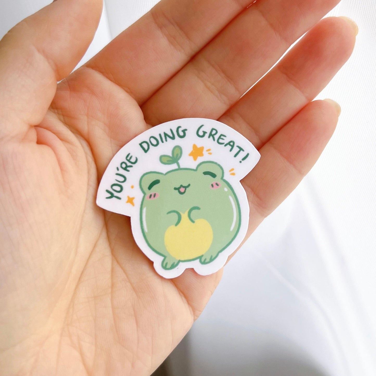 You're doing great froggy Sticker