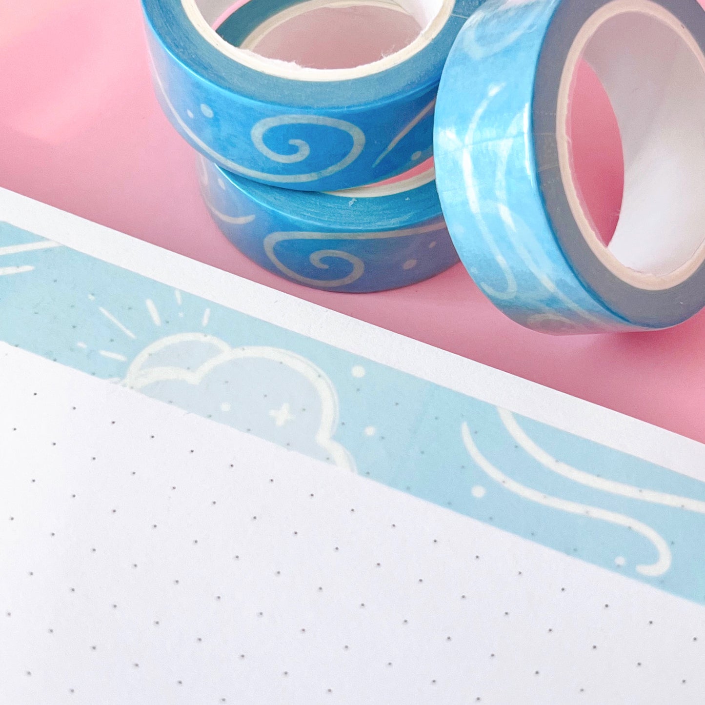 Clear Blue Sky Washi Tape