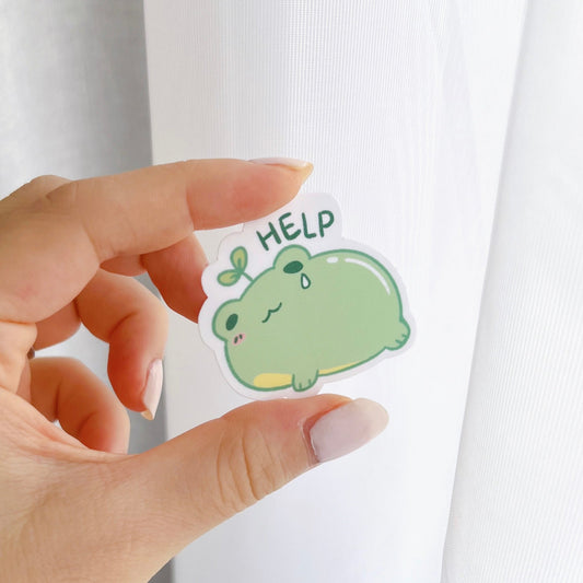 Helpless Froggy Sticker