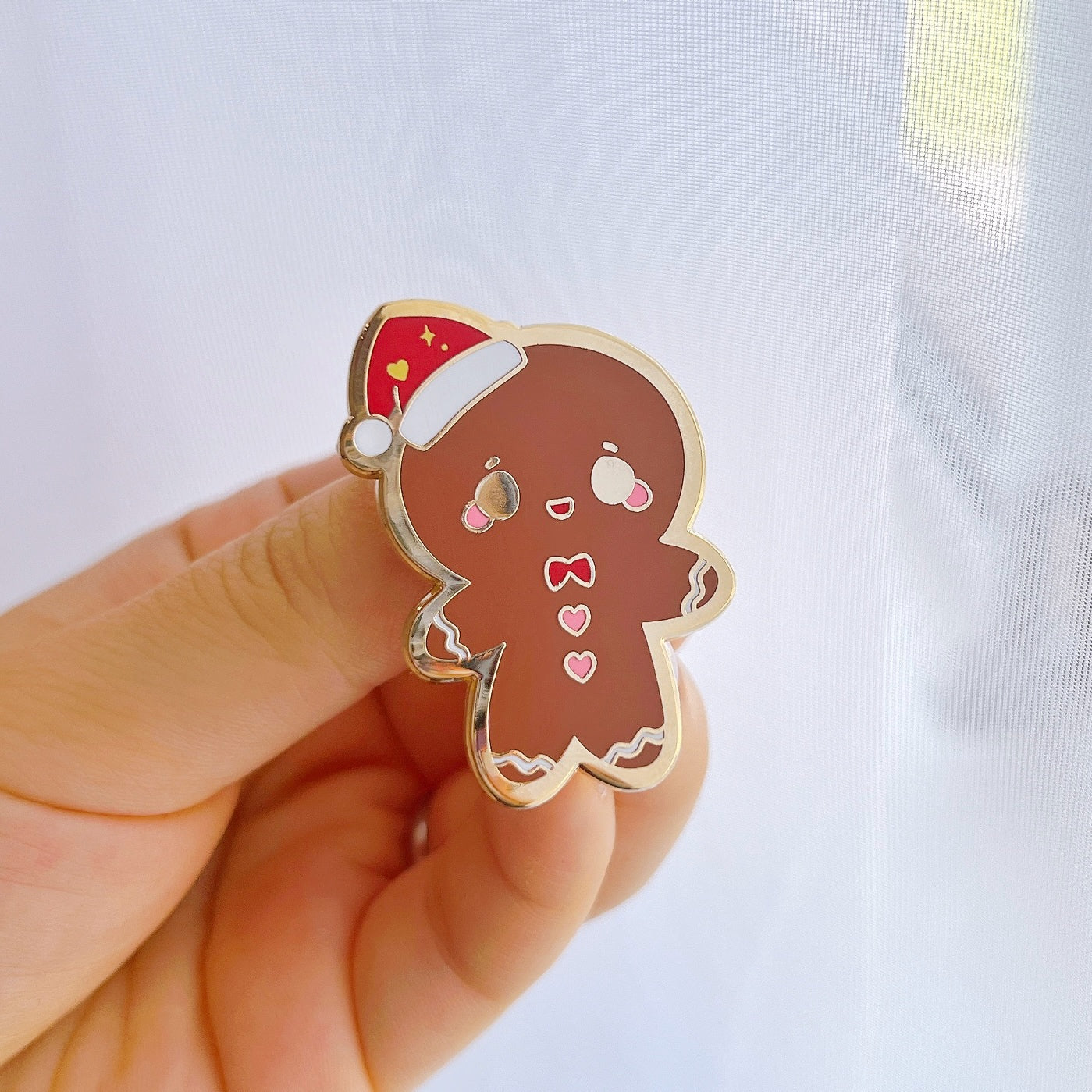 Christmas tree, Snowman & Gingerbread man Enamel Pins