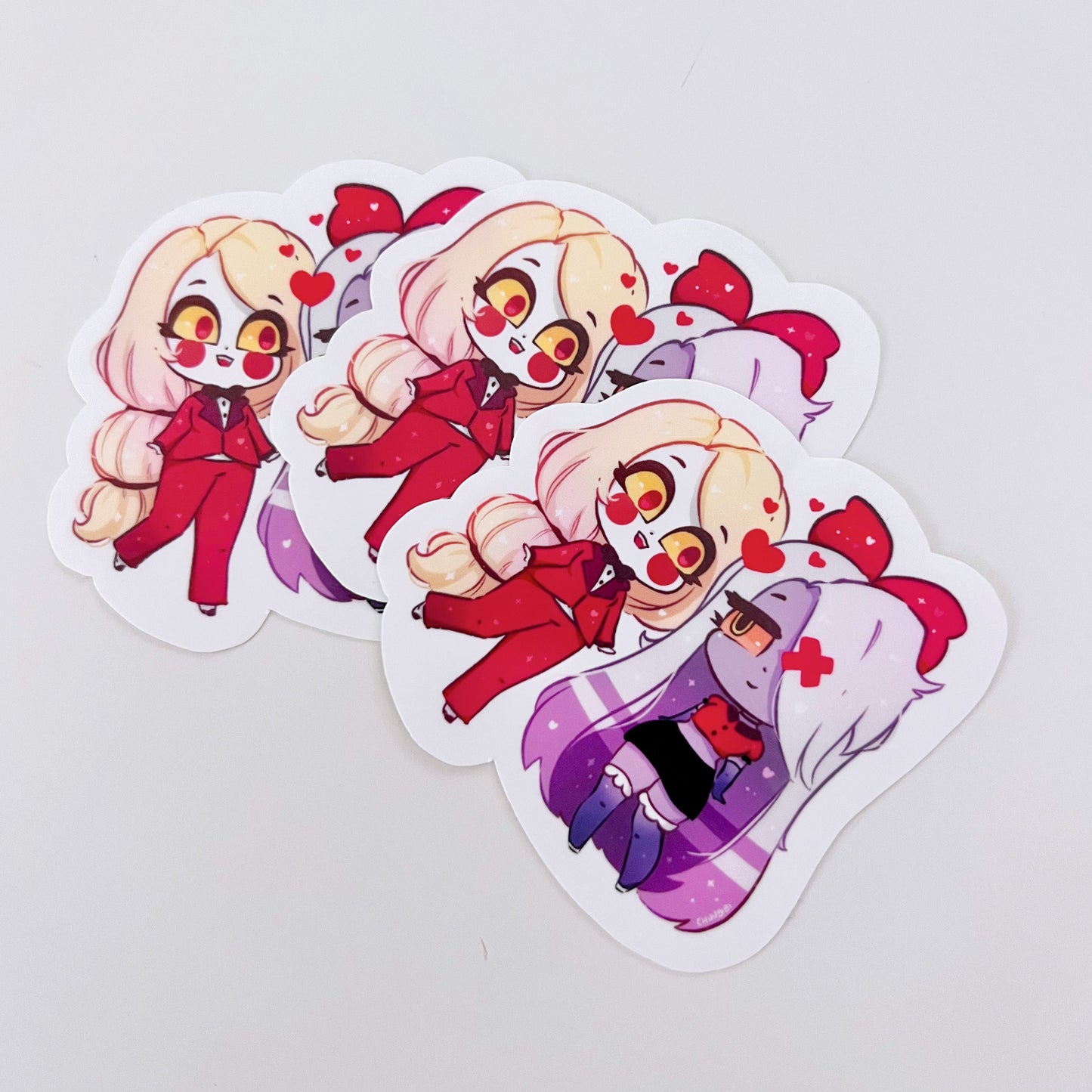 Demon Couple Vinyl Sticker