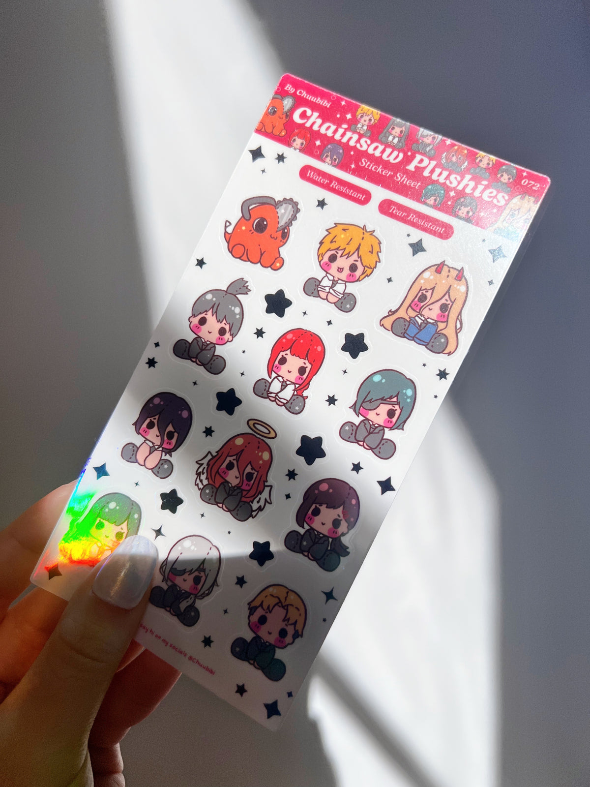 Chainsaw Plushies Sticker Sheet