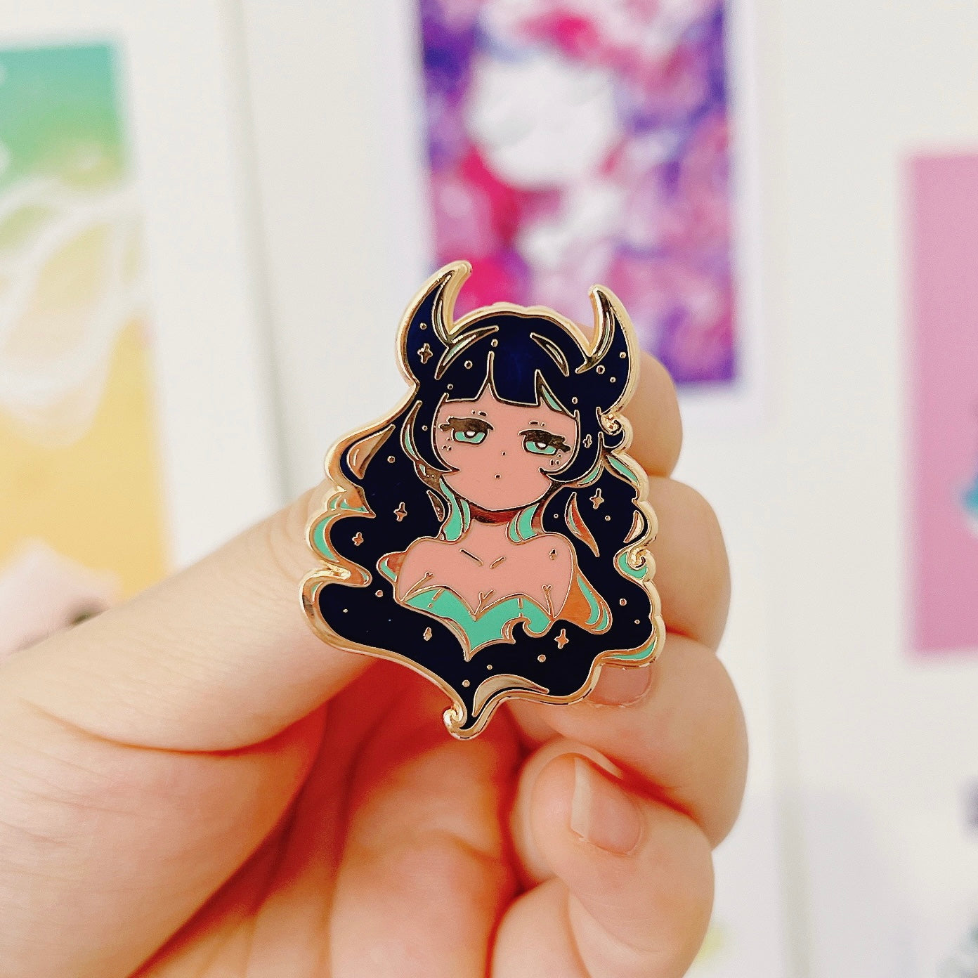 Demon Girl Enamel Pin