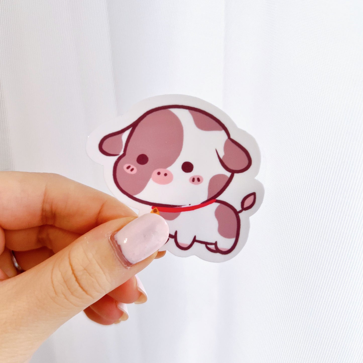 Baby Cow Vinyl Sticker