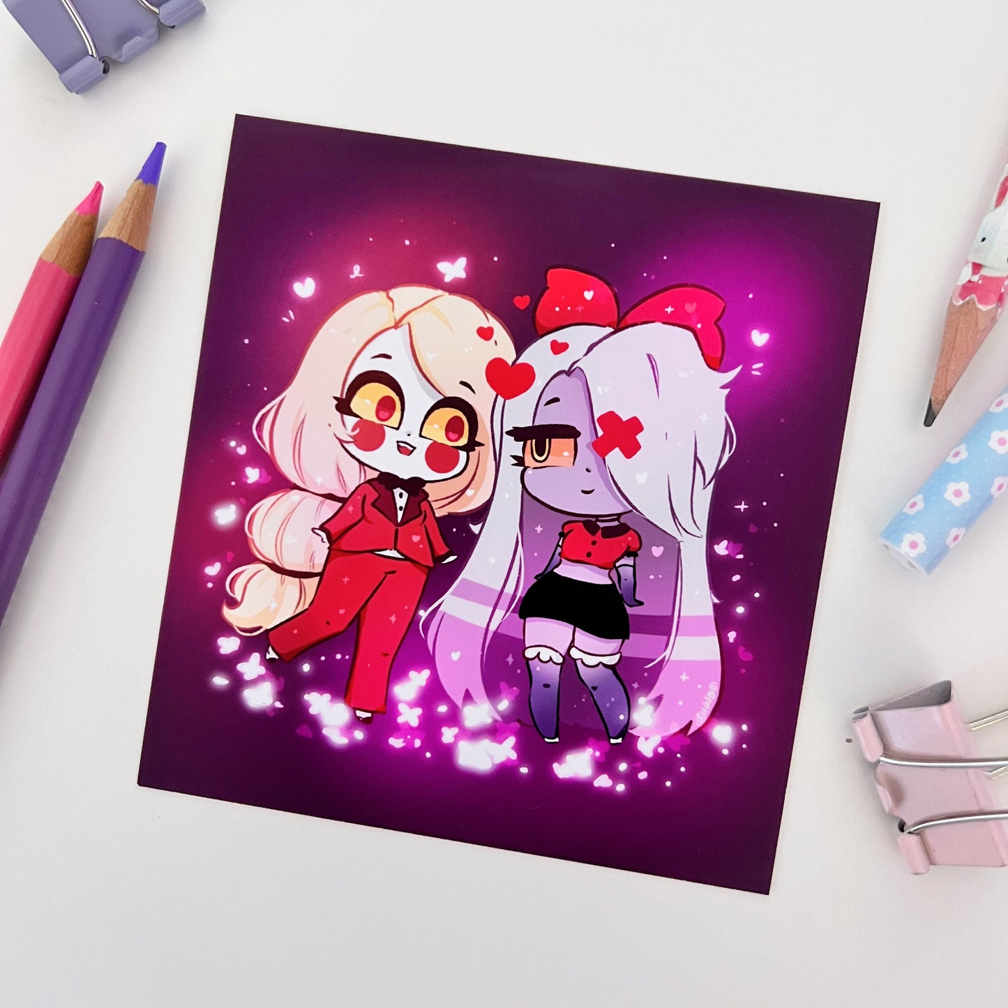 Demon Couple Art Print