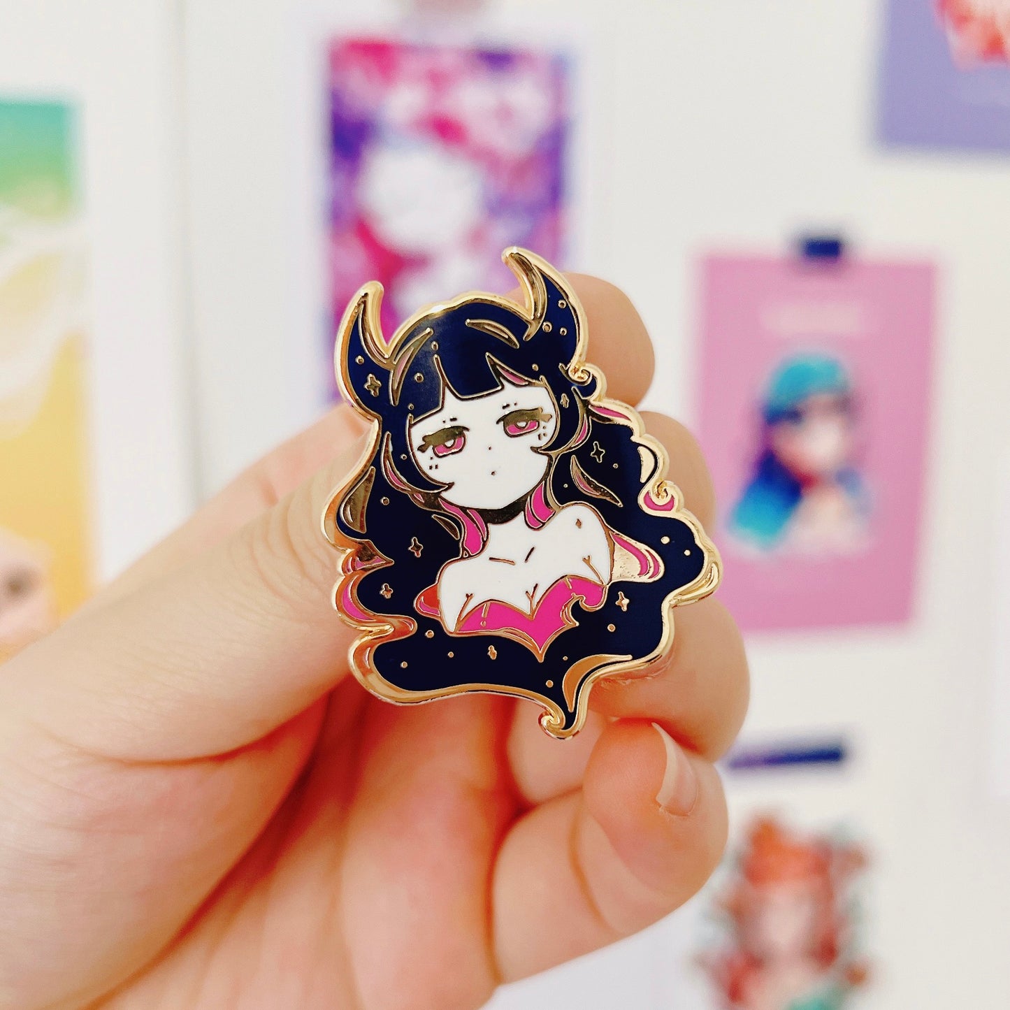 Demon Girl Enamel Pin