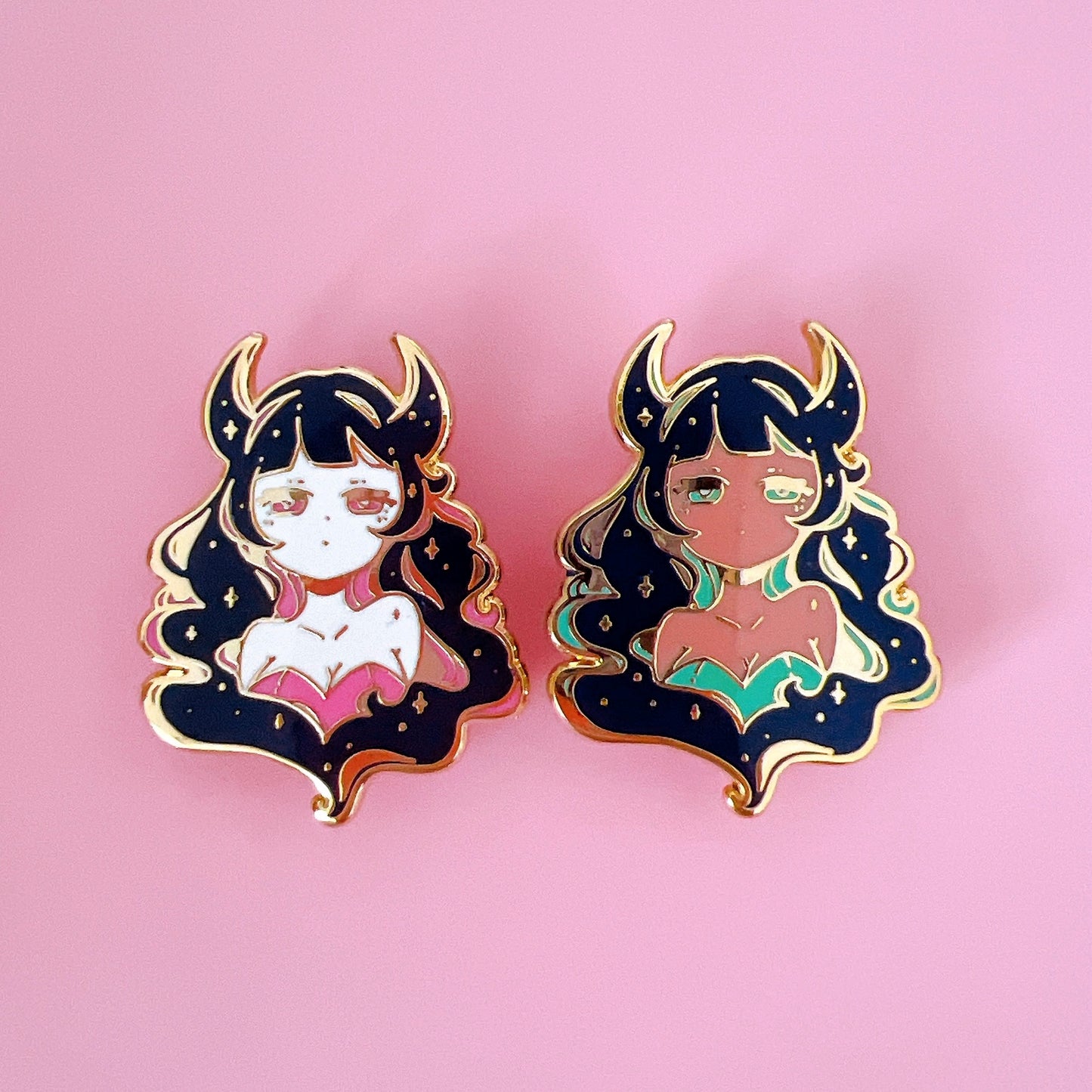 Demon Girl Enamel Pin