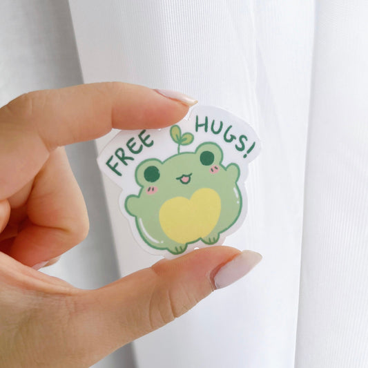 Free Hugs Froggy Sticker