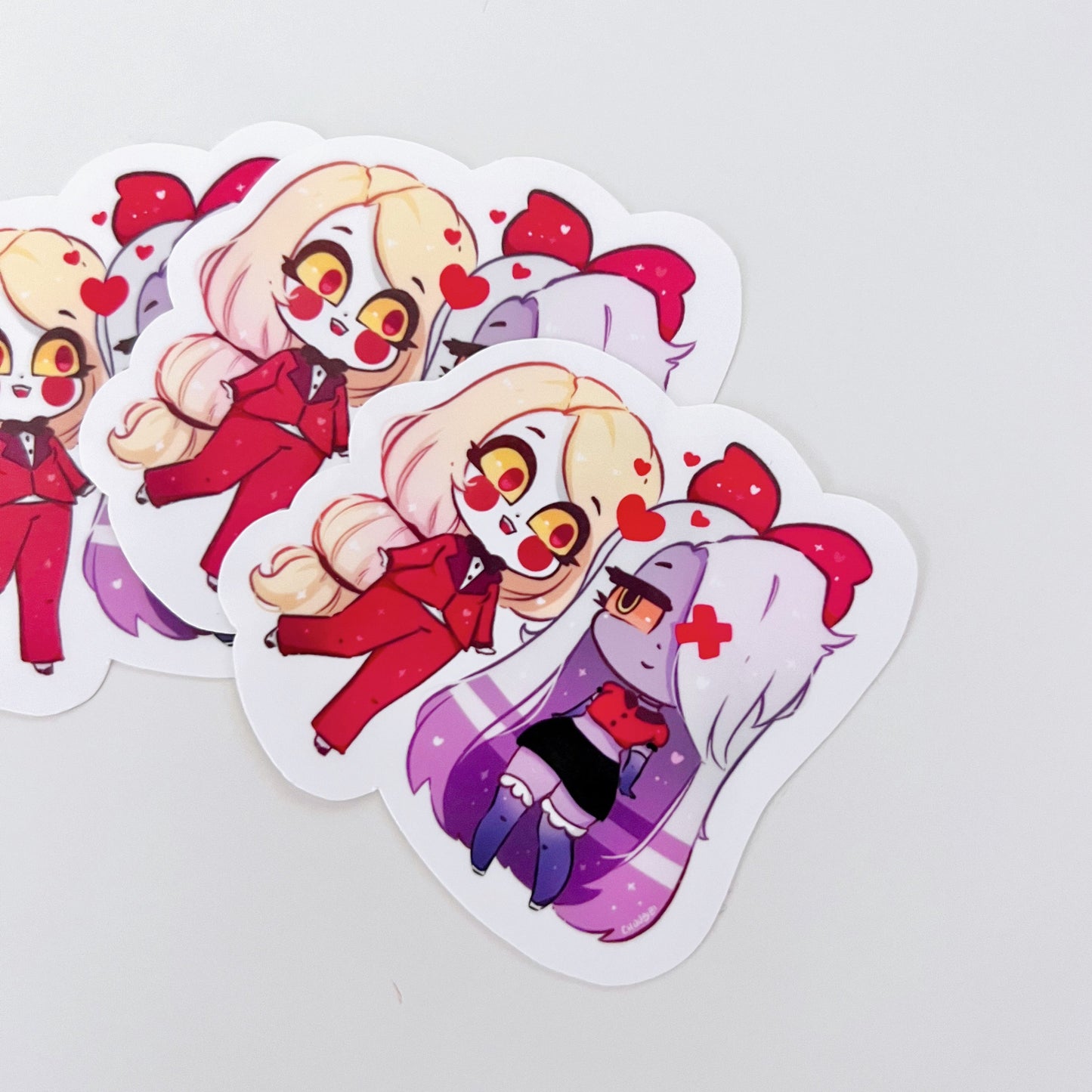 Demon Couple Vinyl Sticker