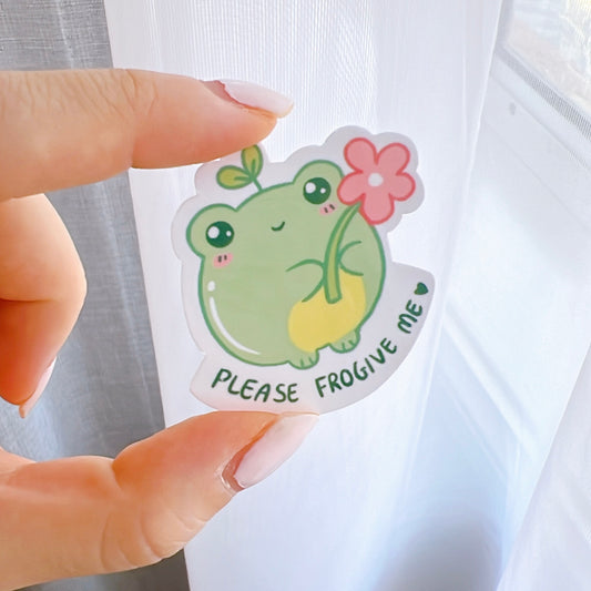 Frogive me froggy Sticker