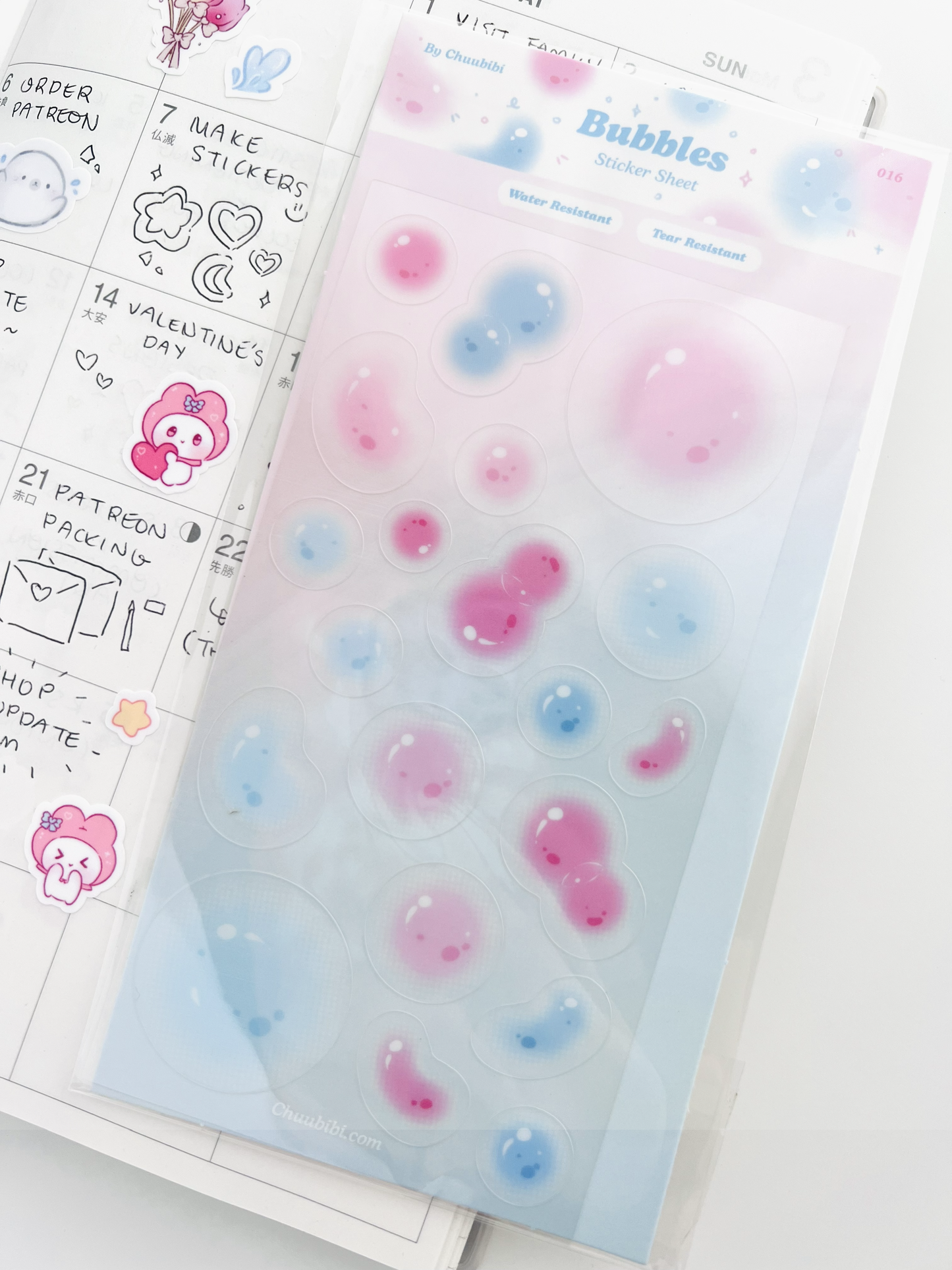 Bubbles Sticker Sheet