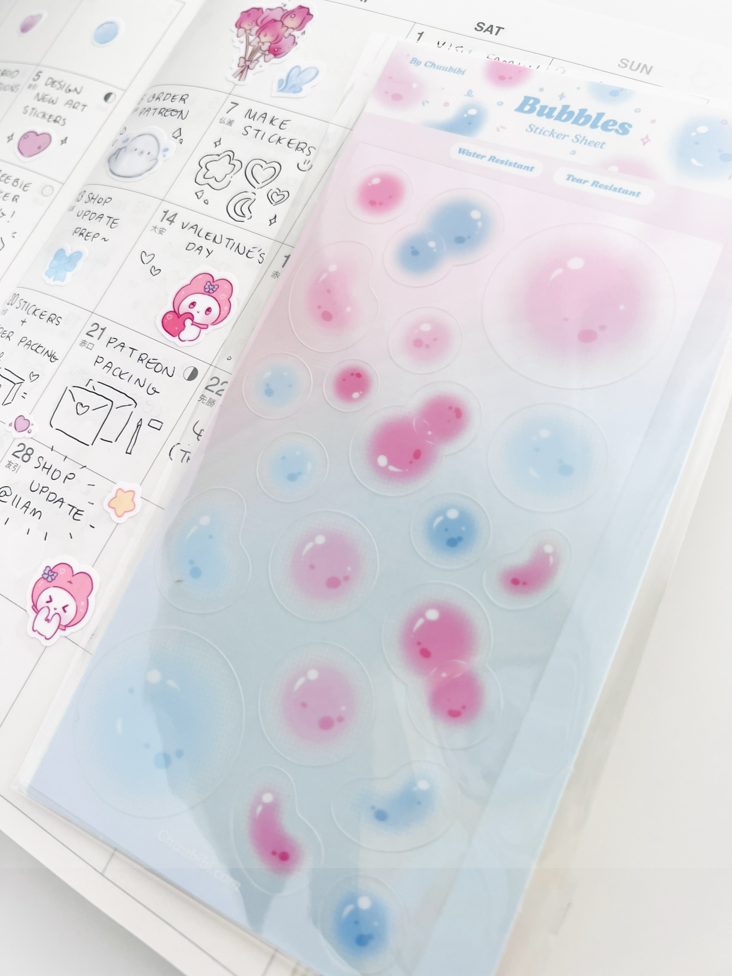 Bubbles Sticker Sheet