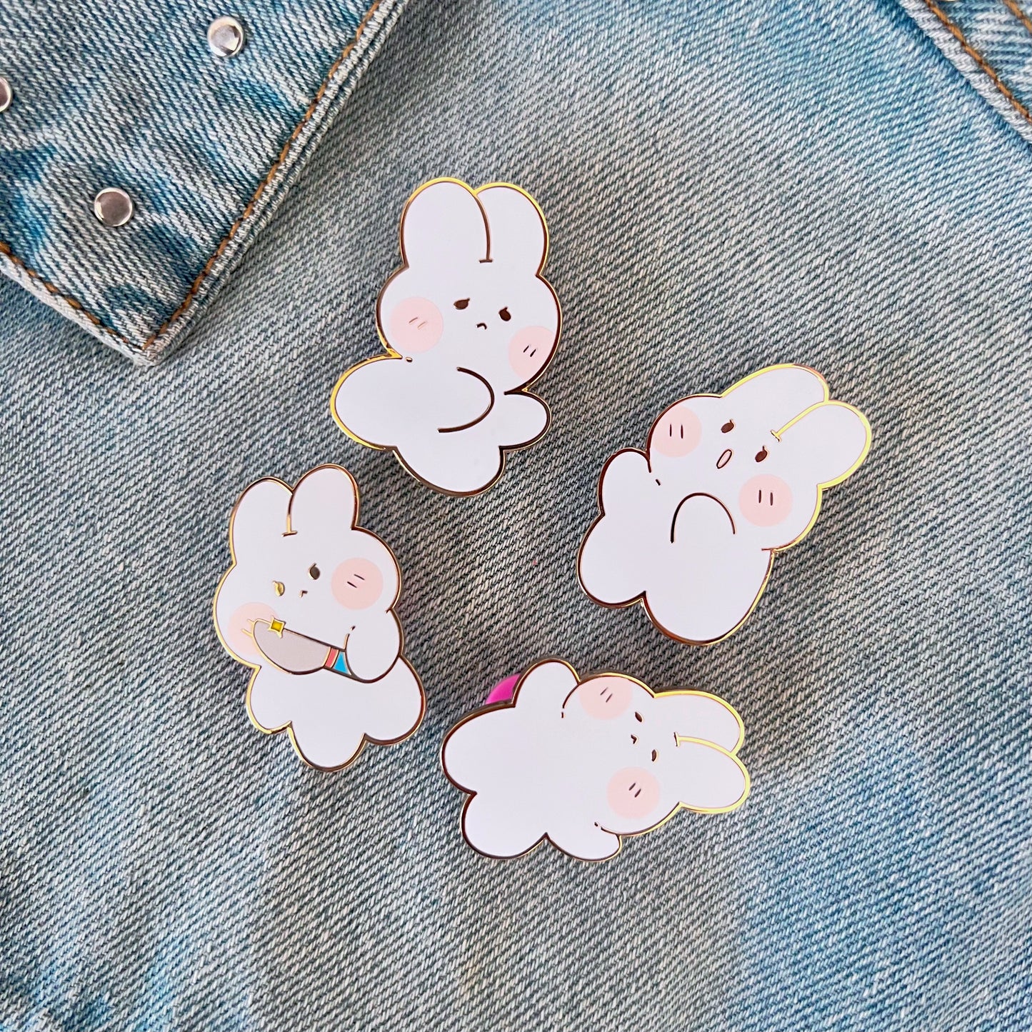 Chubby Buns Enamel Pins