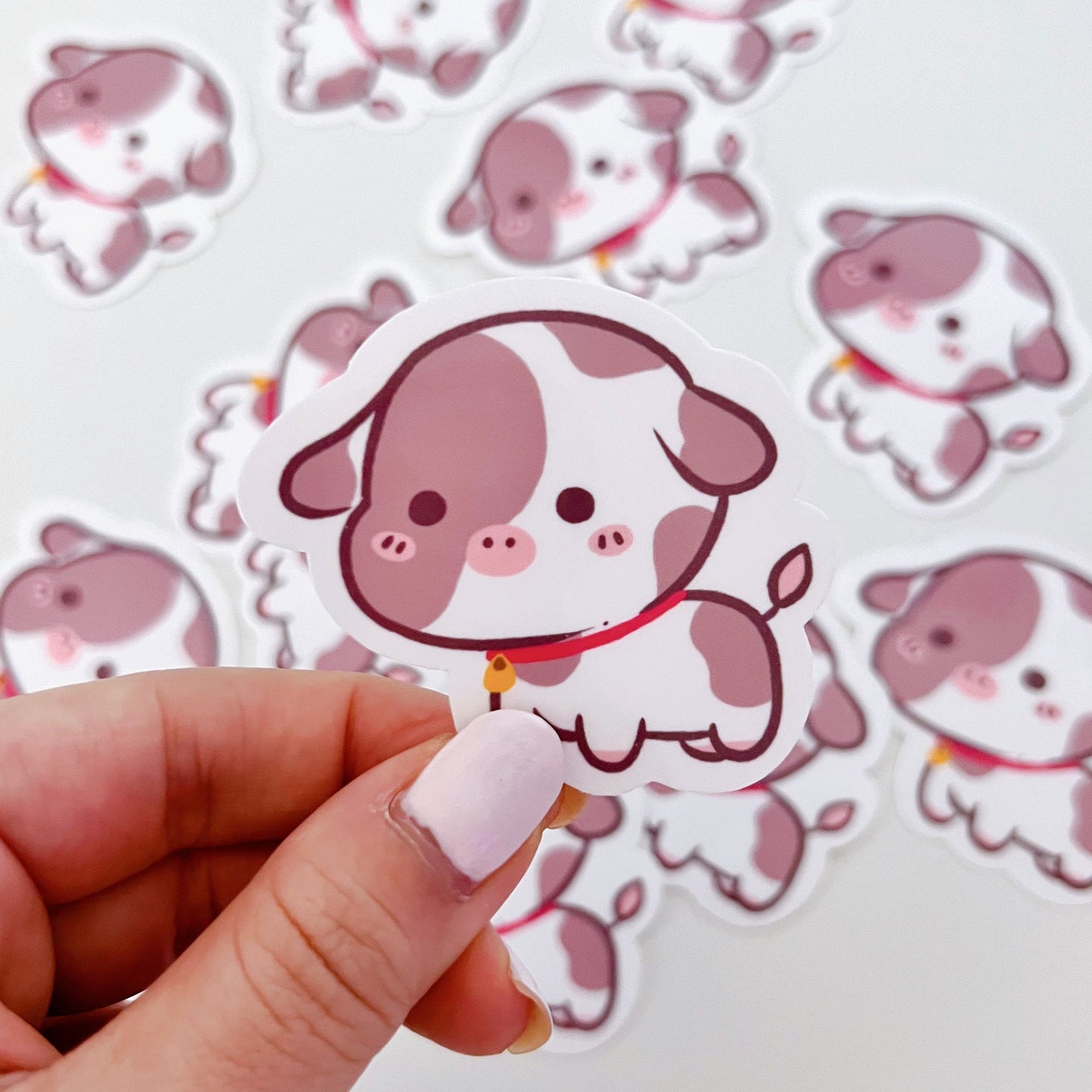 Baby Cow Vinyl Sticker