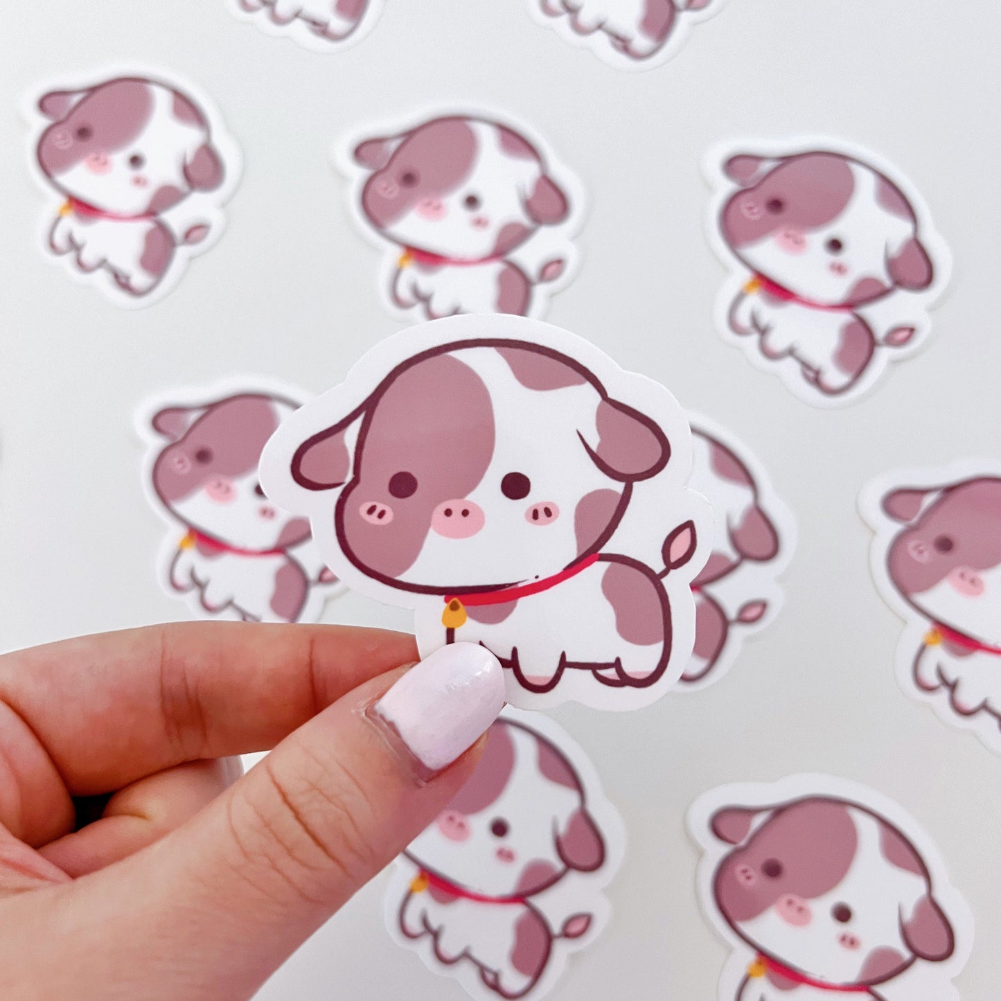 Baby Cow Vinyl Sticker