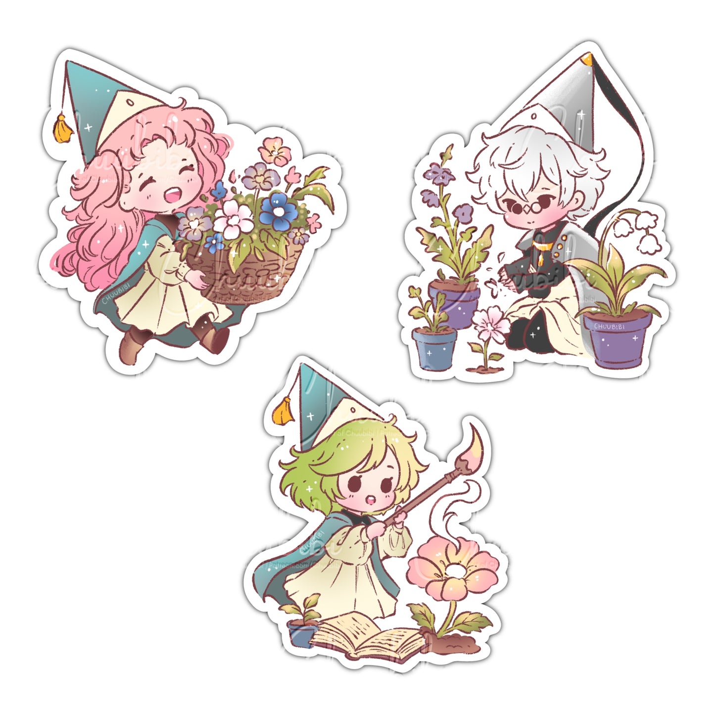 Witch Hat Vinyl Stickers