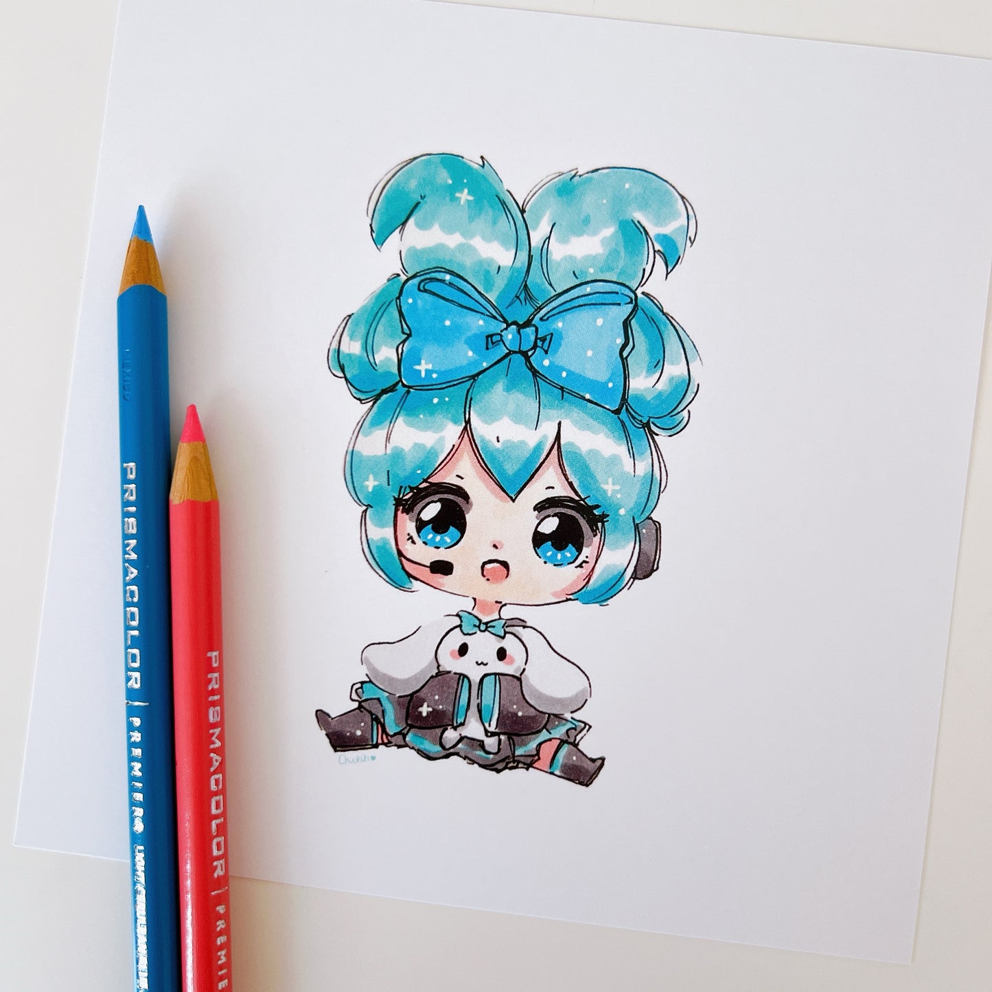 Baby Miku Art Print