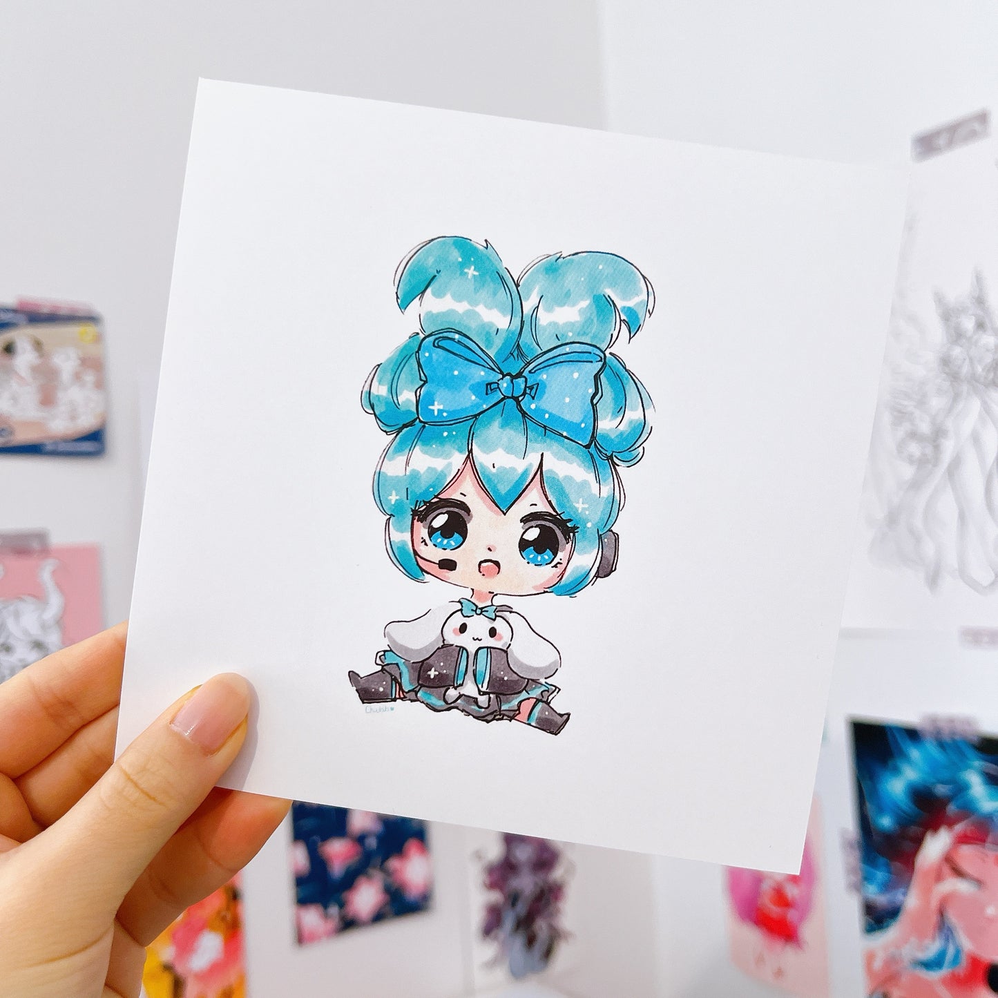 Baby Miku Art Print