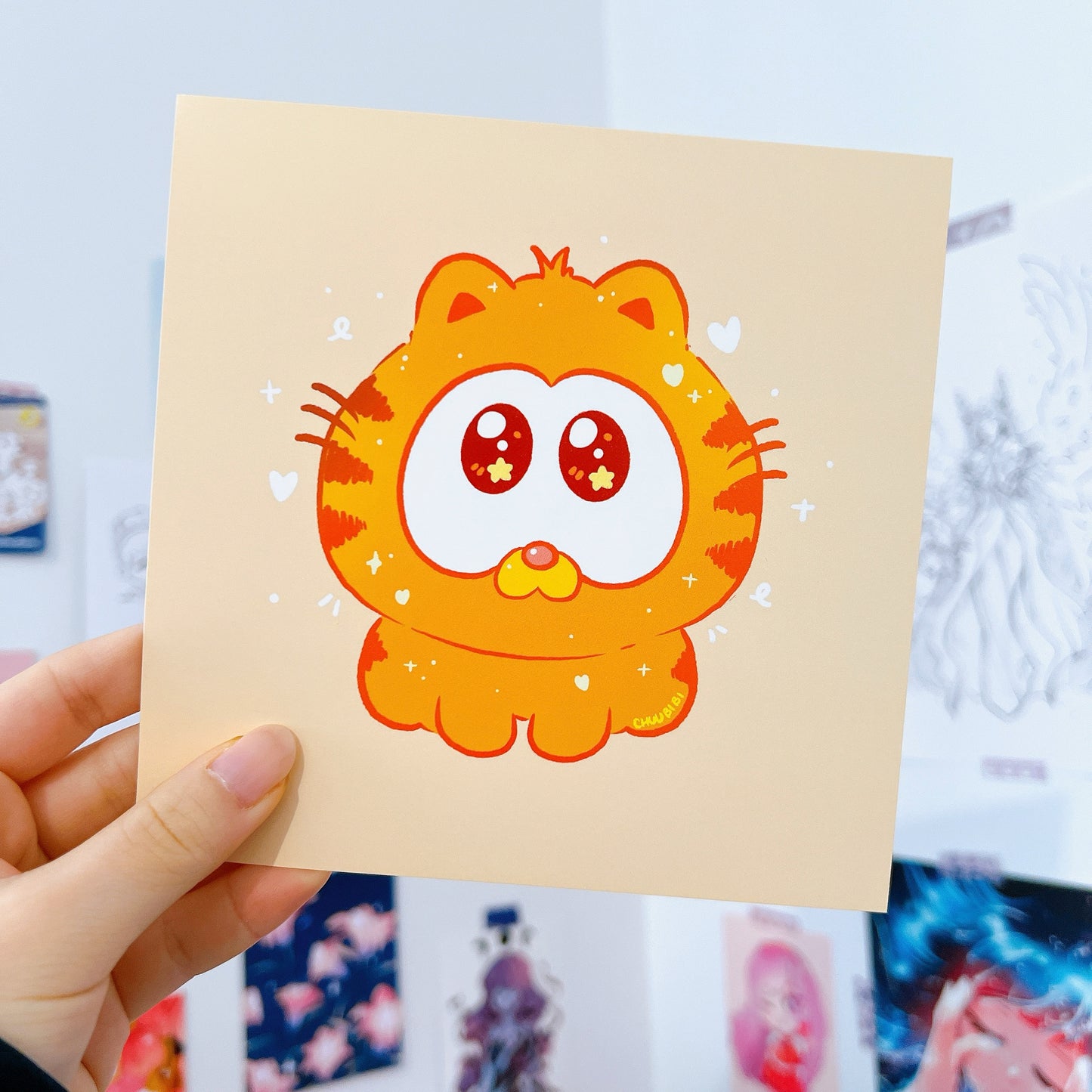 Baby Garfield Art Print