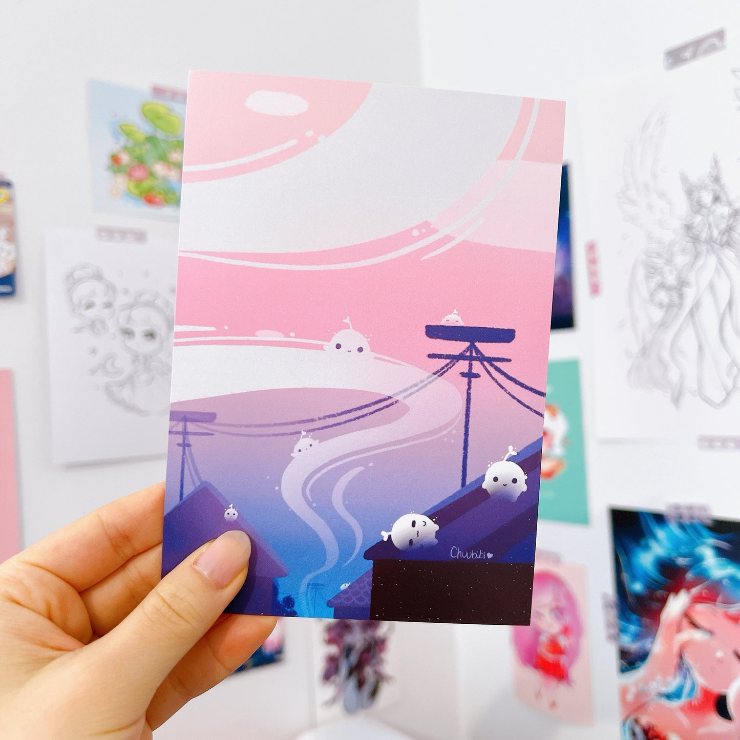 Comfy Neighborhood Art Print