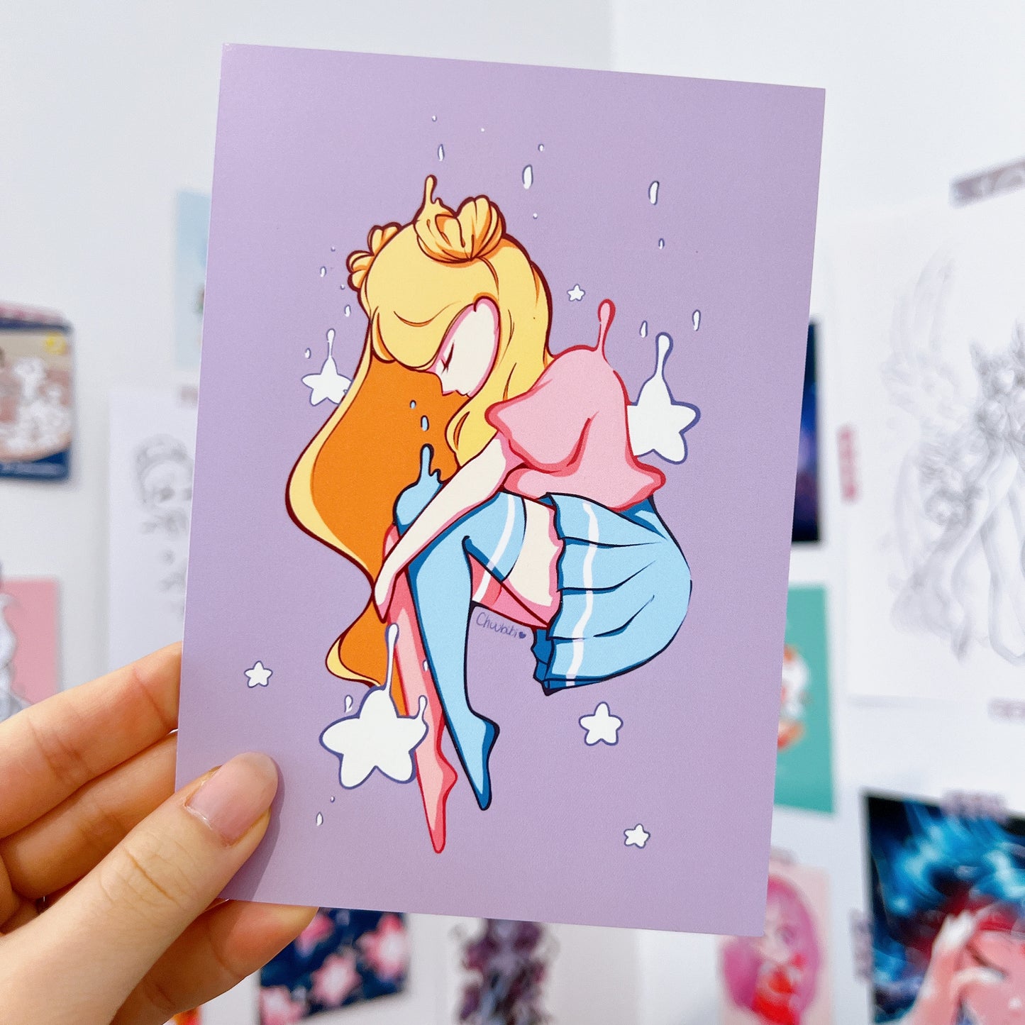 Melting Stars Art Print