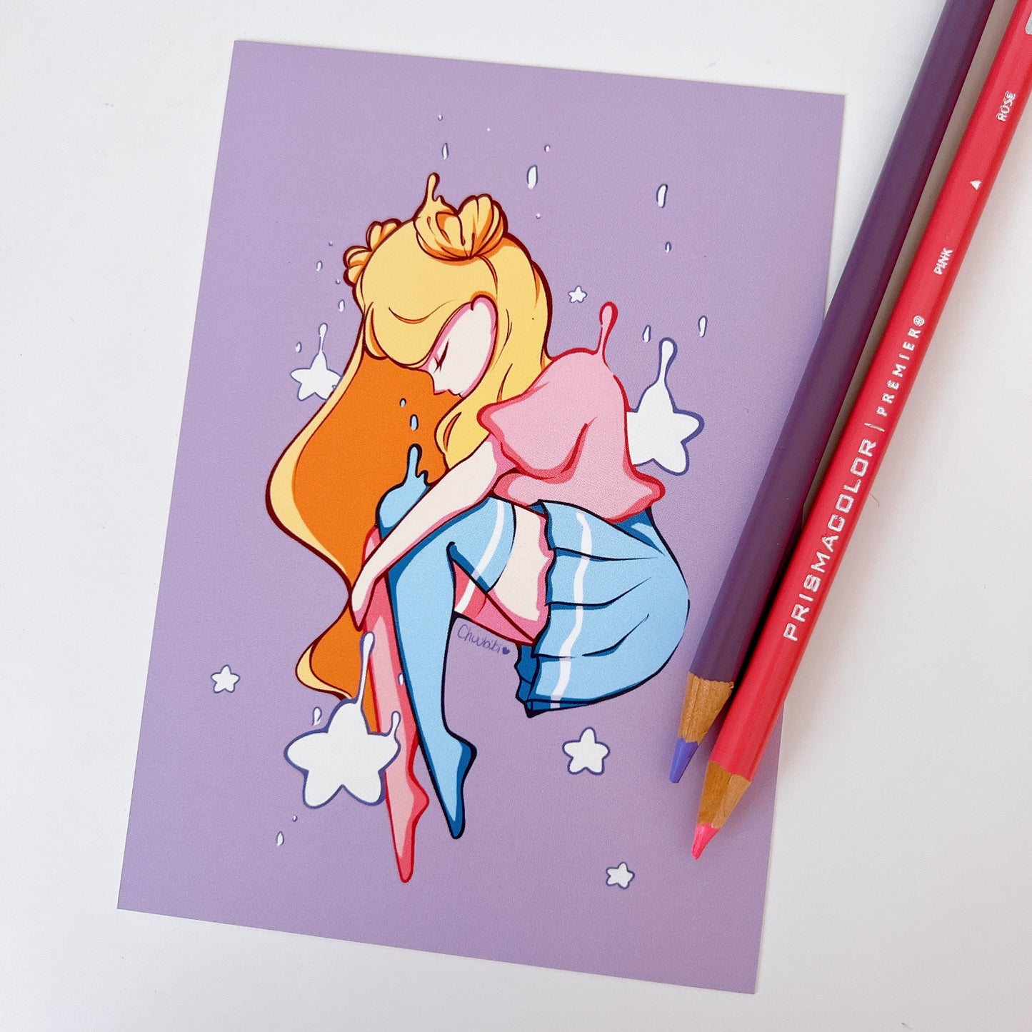 Melting Stars Art Print