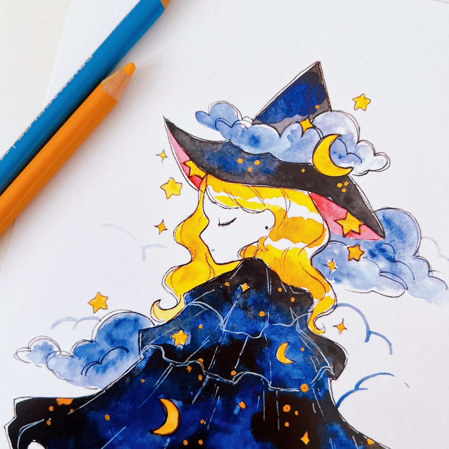 Cosmic Witch Art Print