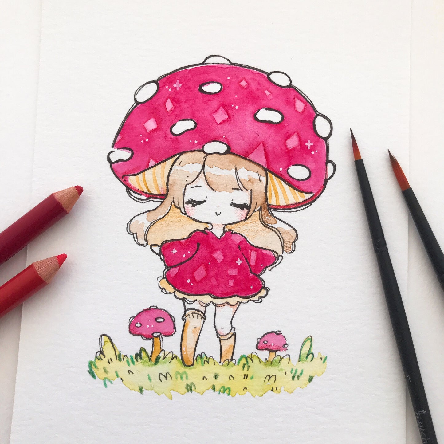 Baby Shroom Art Print