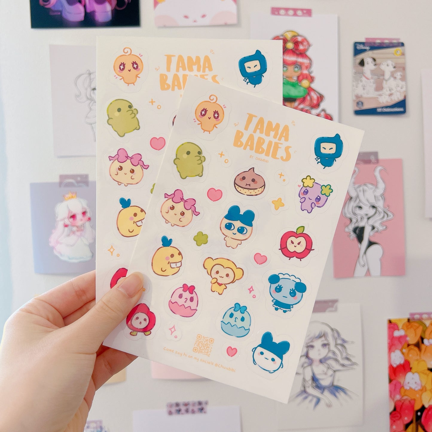 Tama Babies Sticker Sheet