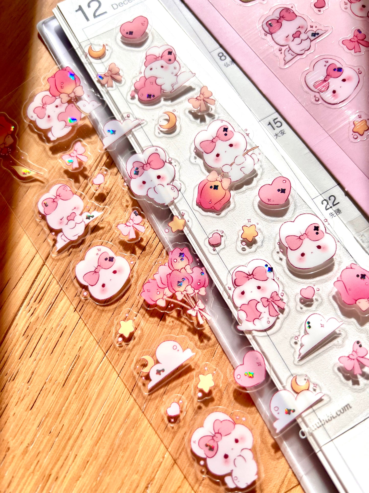 Tulip Bunny Sticker Sheet