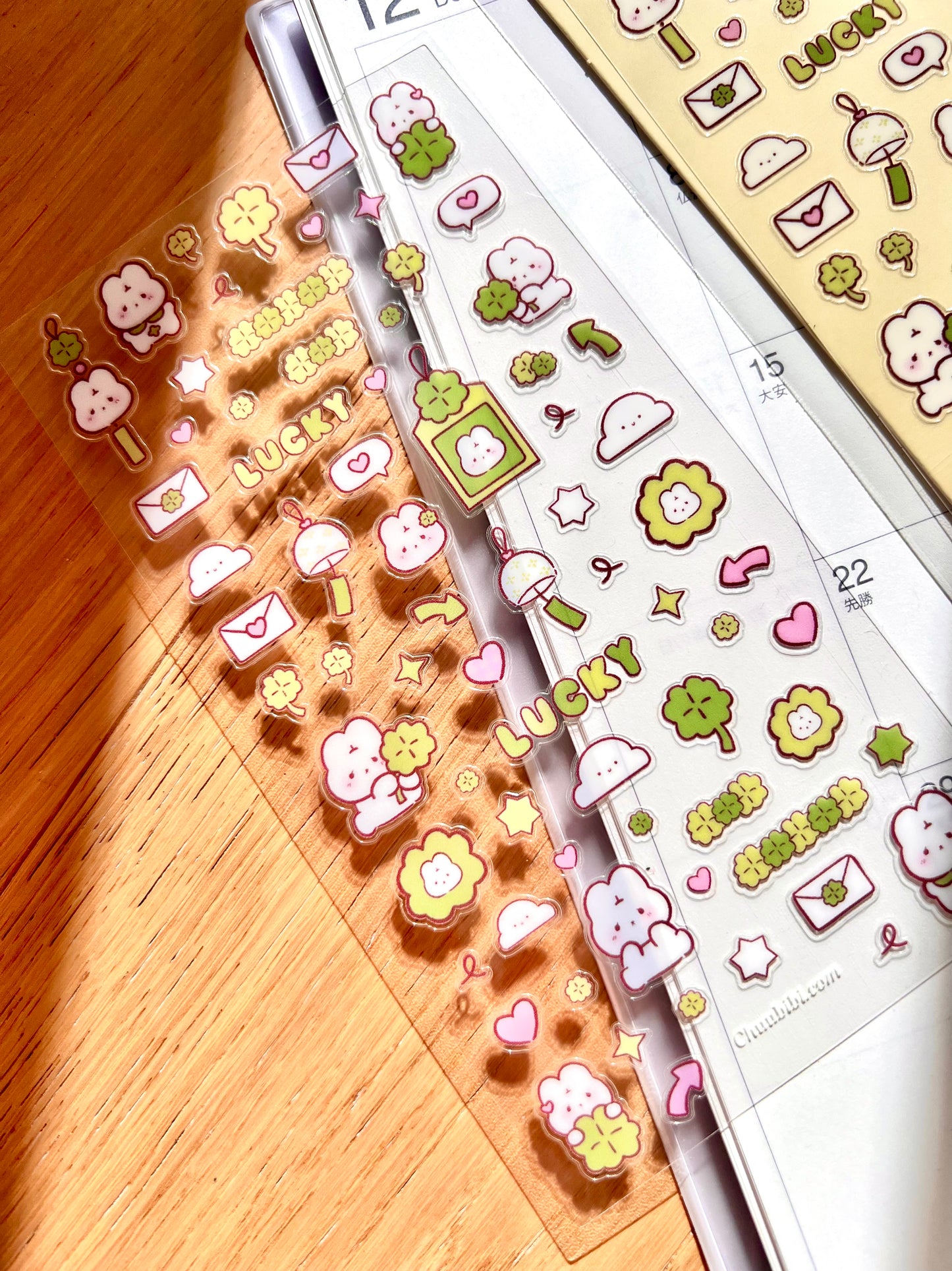Lucky Bunny Sticker Sheet