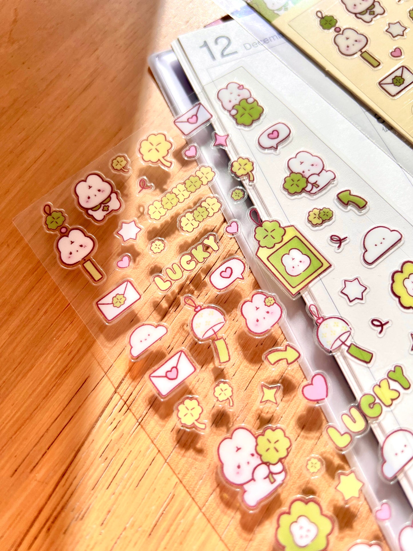 Lucky Bunny Sticker Sheet