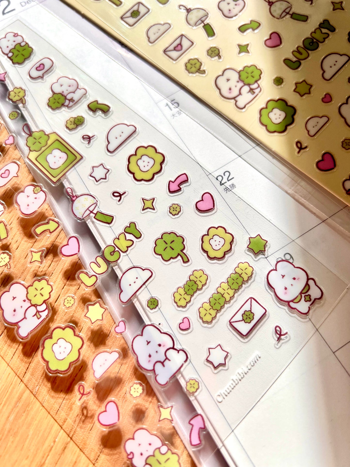 Lucky Bunny Sticker Sheet