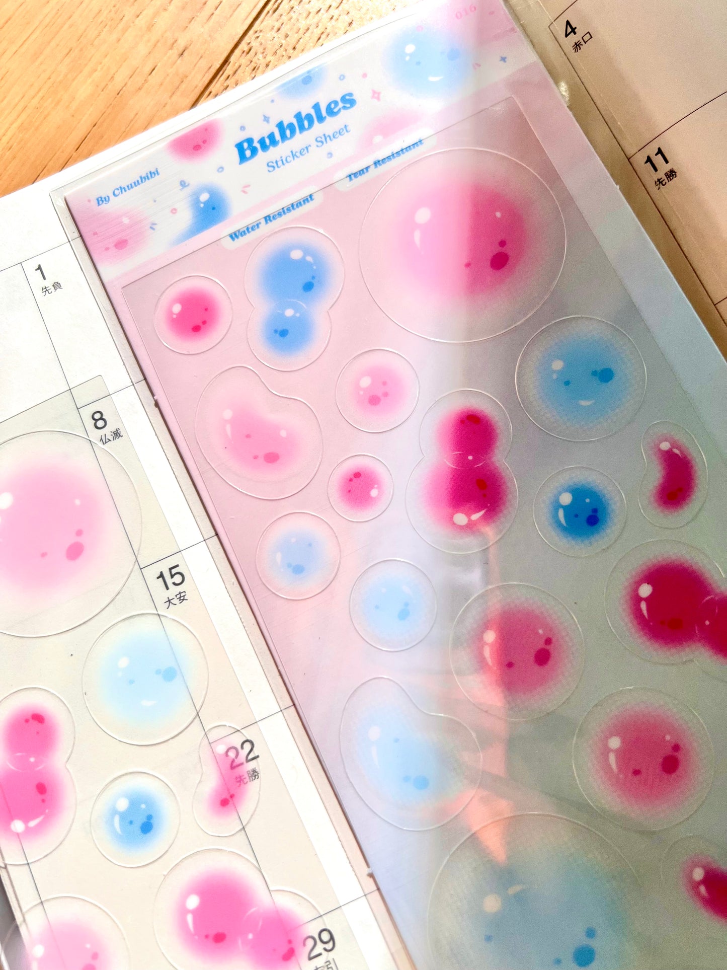 Bubbles Sticker Sheet