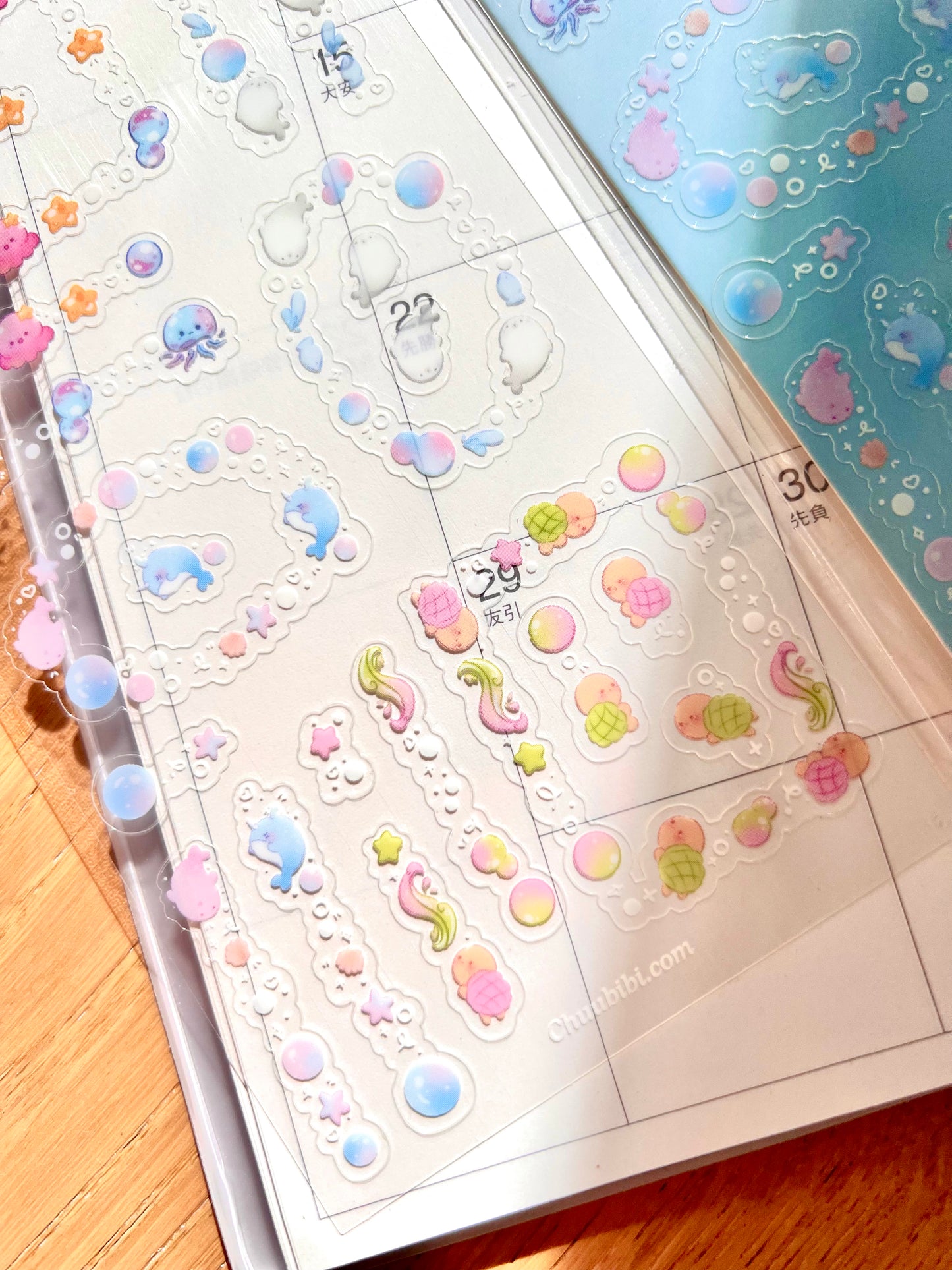 Ocean Borders Sticker Sheet