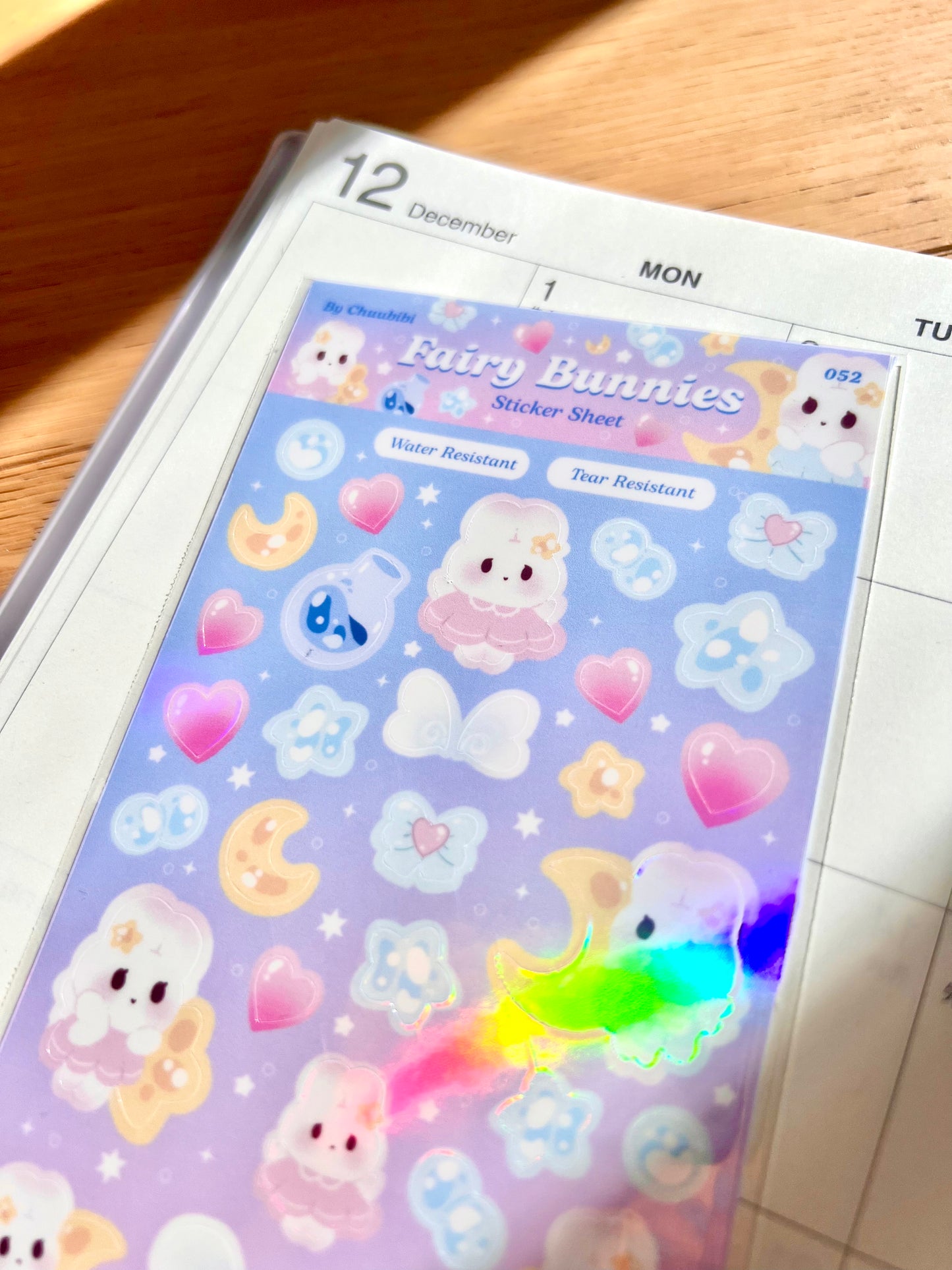 Fairy Bunnies Sticker Sheet