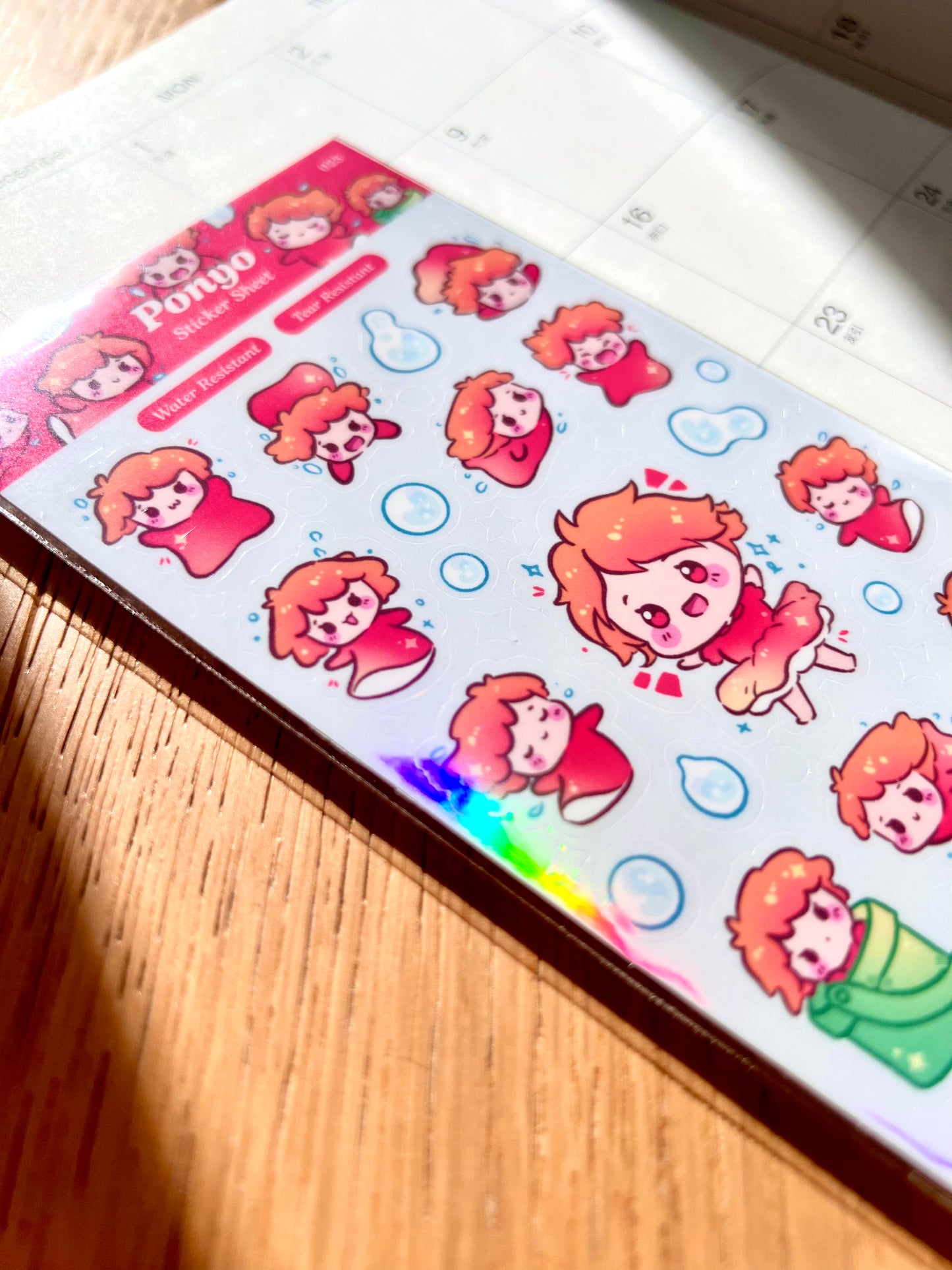 Ponyo Sticker Sheet