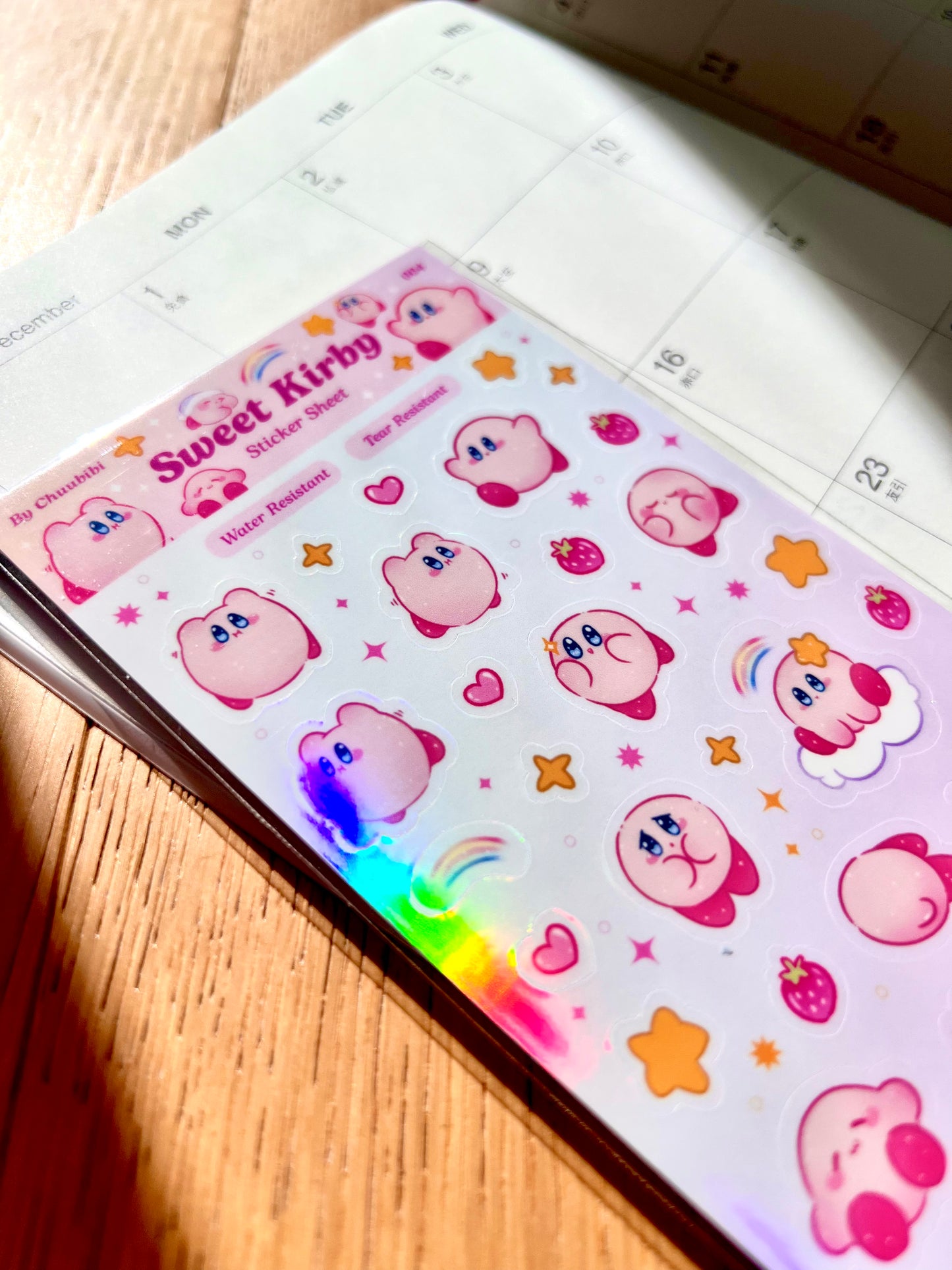 My sweet little Pink Blob Sticker Sheet