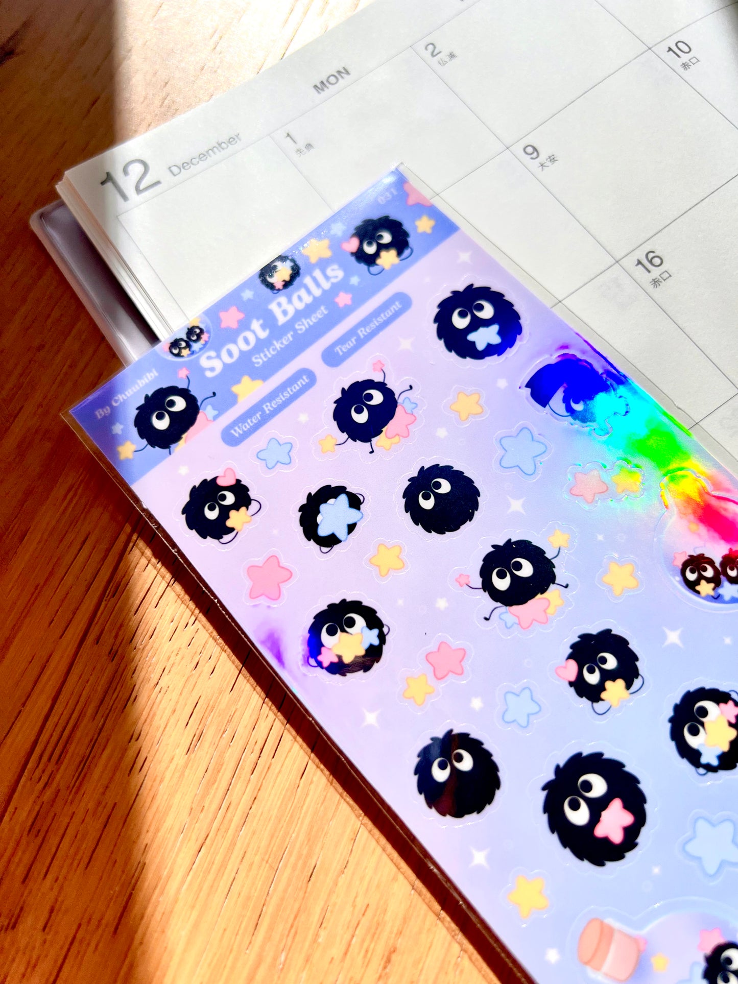 Soot Ball Sticker Sheet