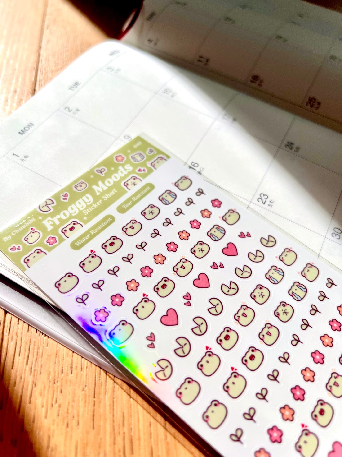 Froggy Mood Sticker Sheet