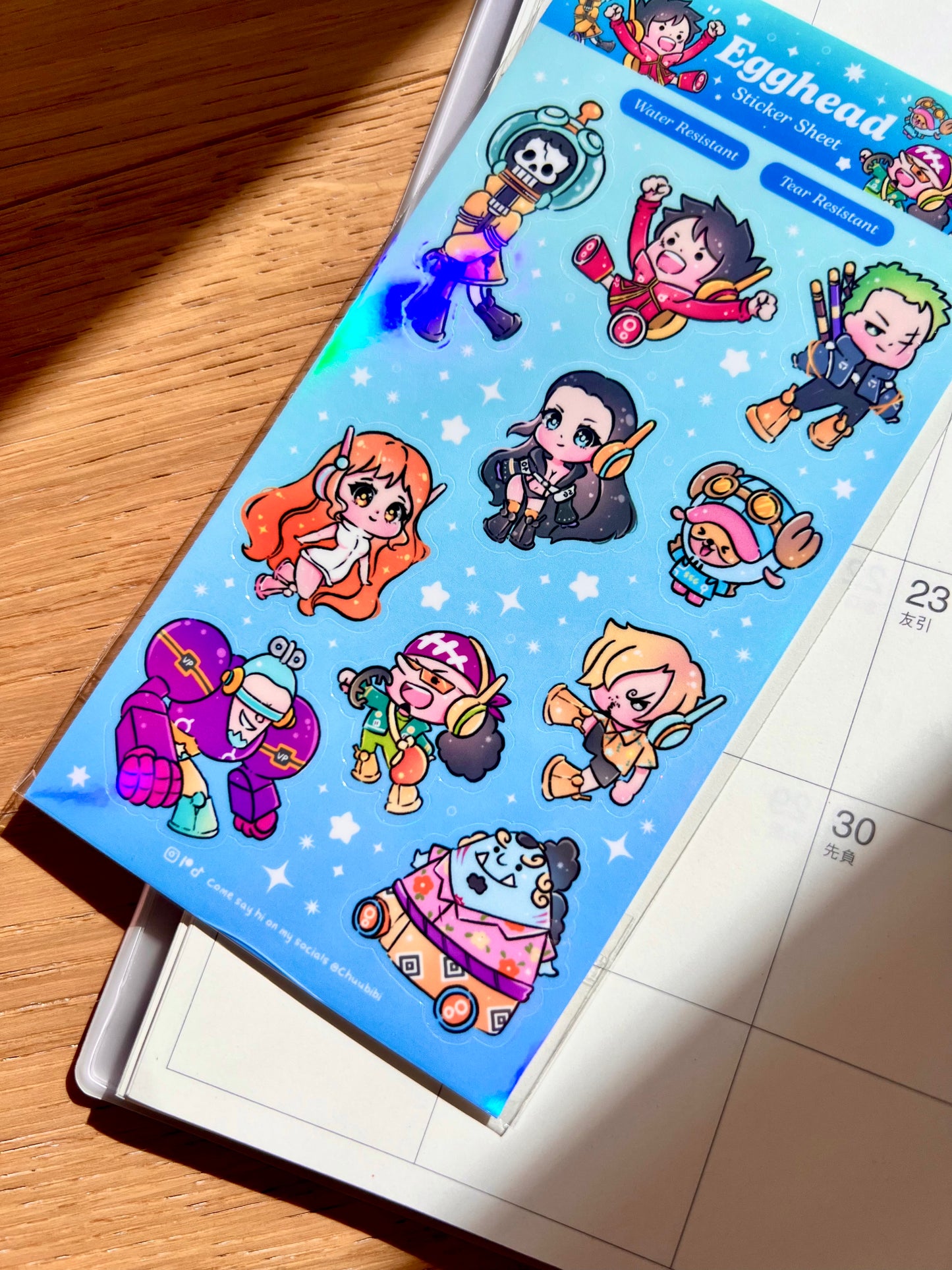 Egghead Sticker Sheet