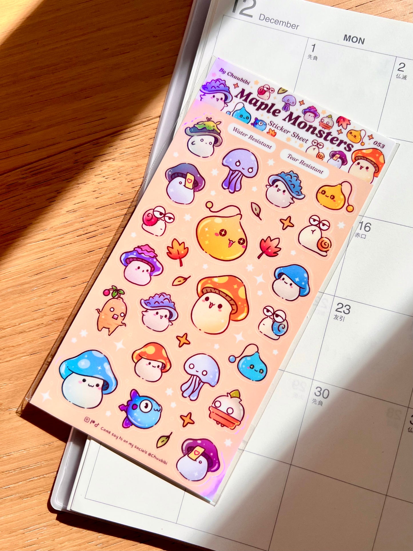Maple Monsters Sticker Sheet