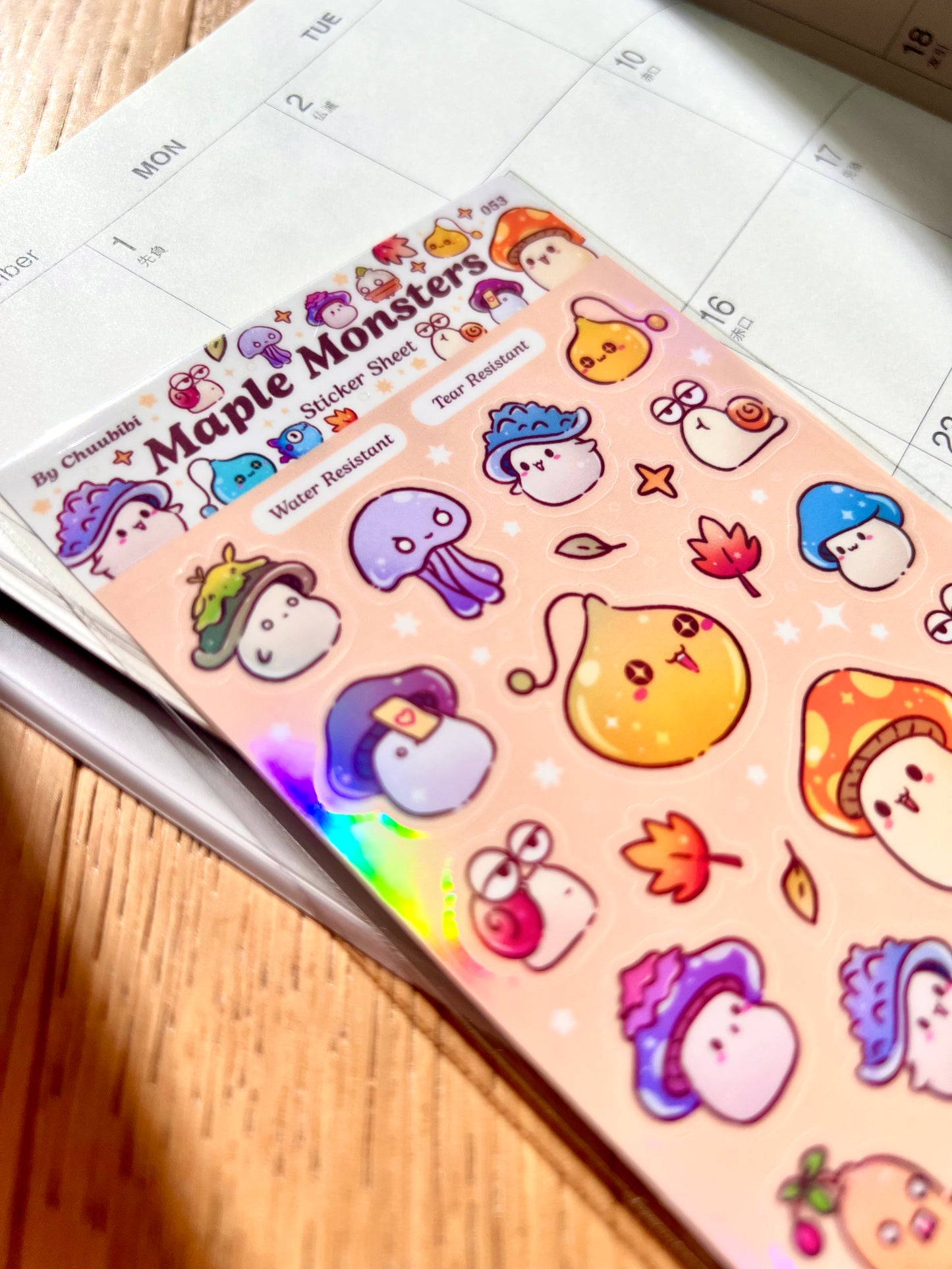 Maple Monsters Sticker Sheet