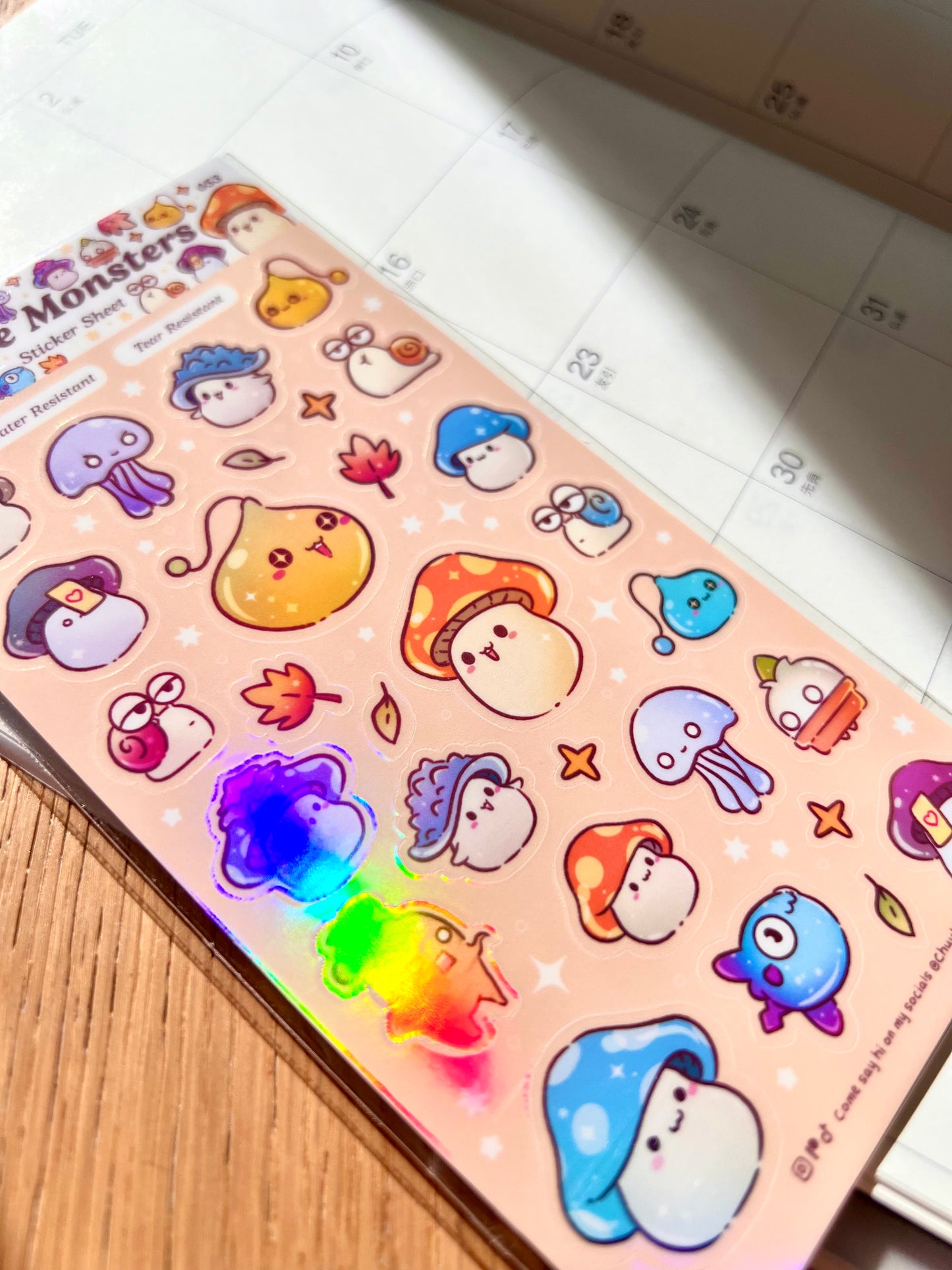 Maple Monsters Sticker Sheet
